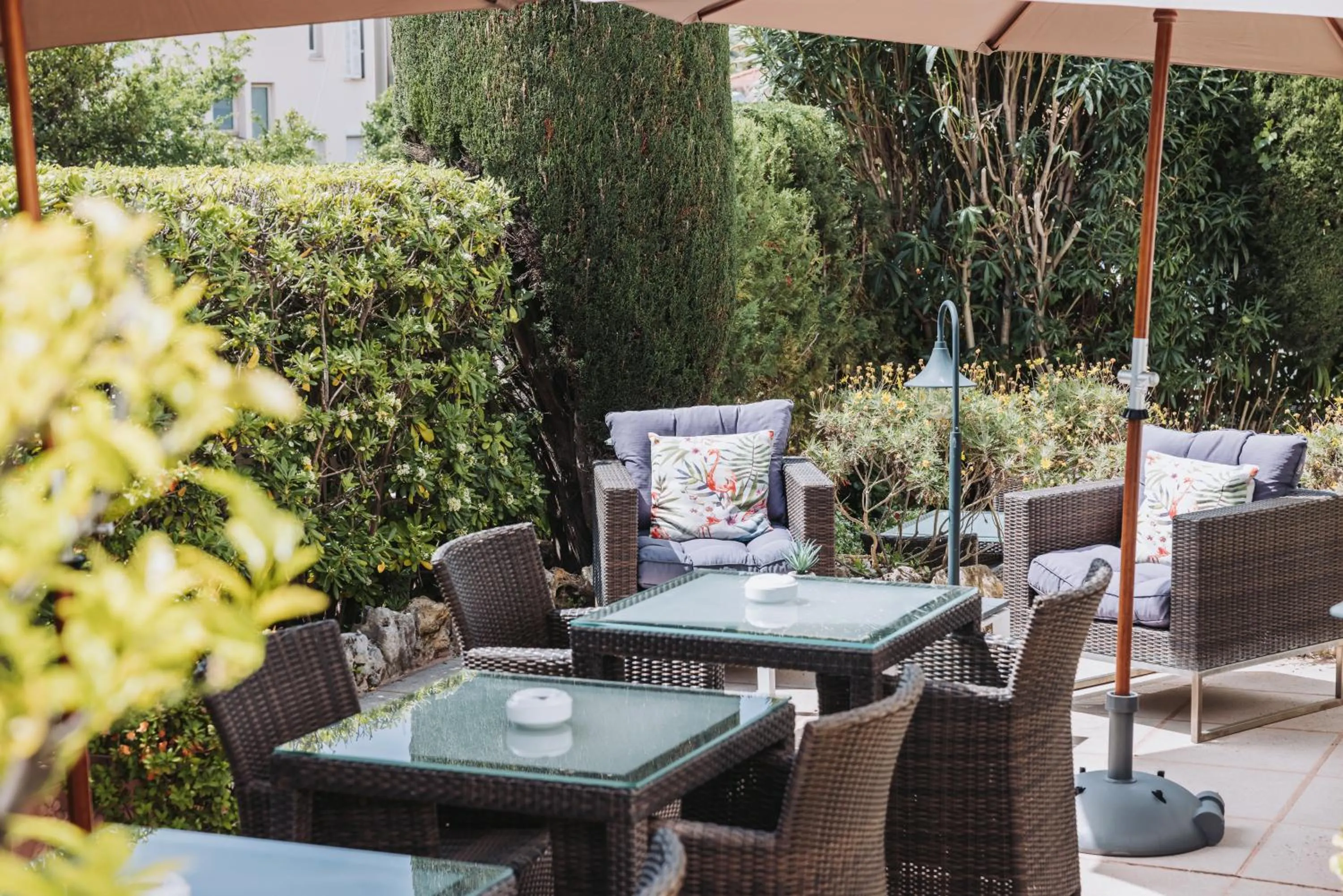 Patio in Hôtel La Villa Cannes