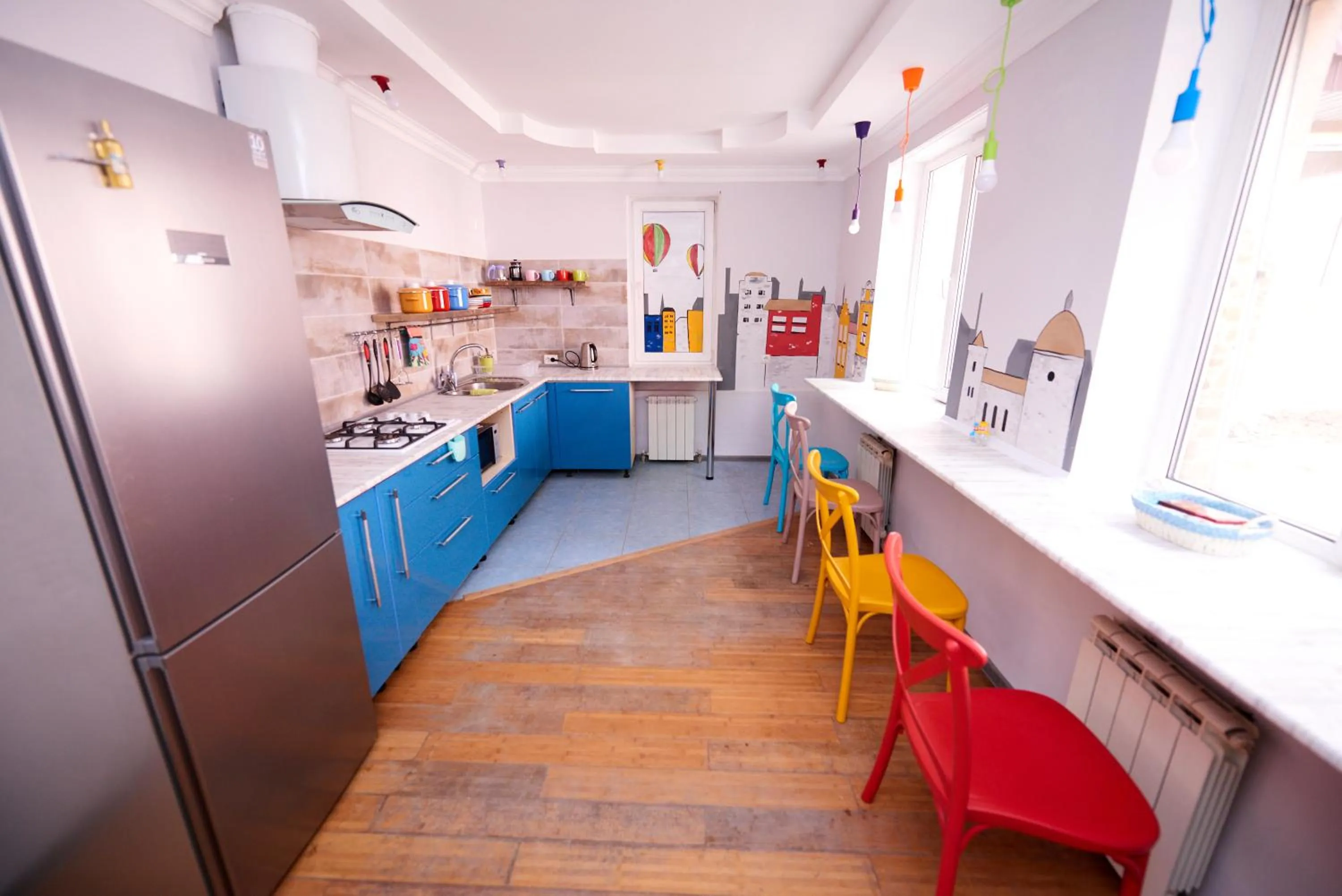 Kitchen or kitchenette in Wanderlust Hostel