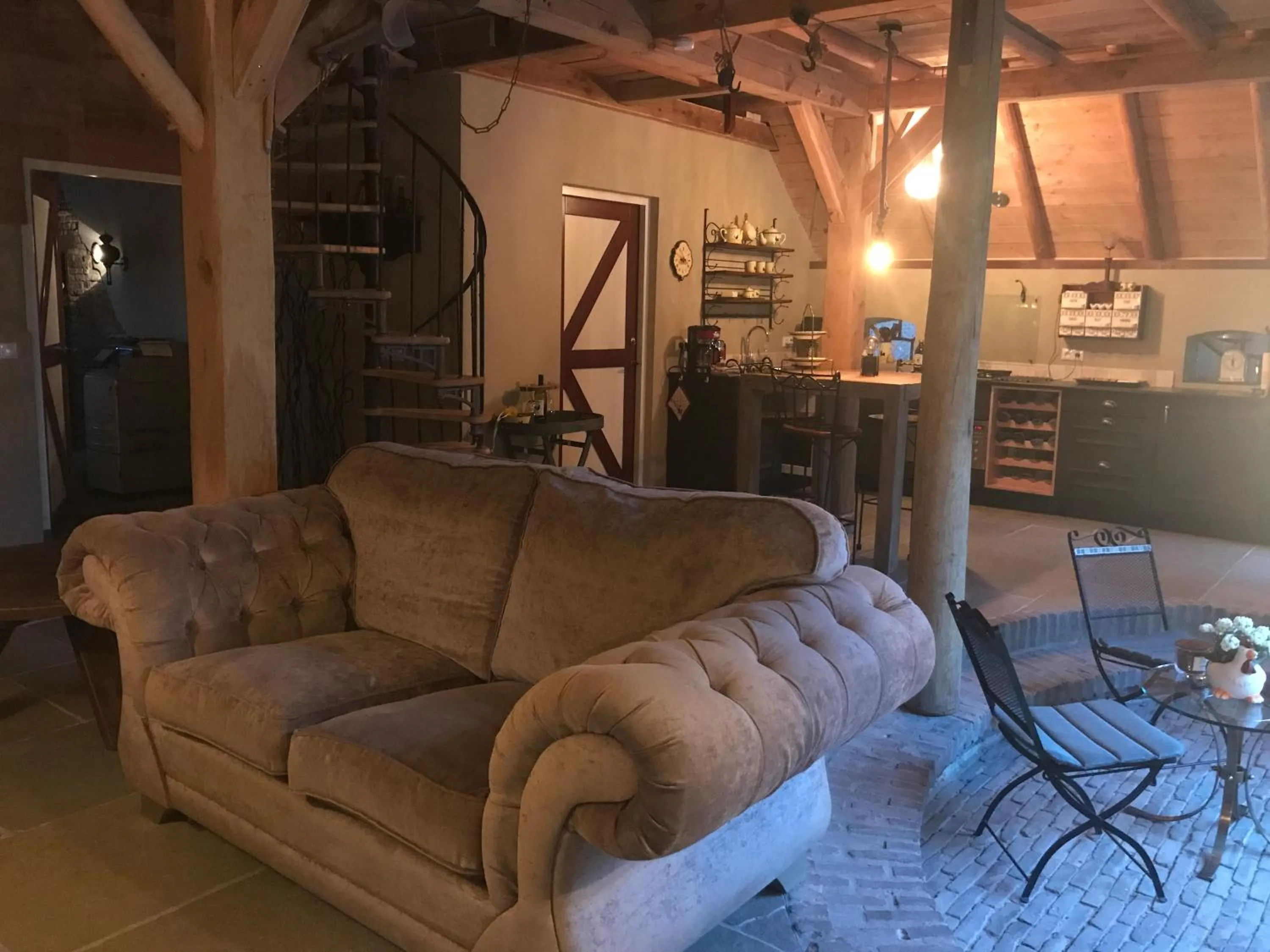 Seating area in De Grote Belt