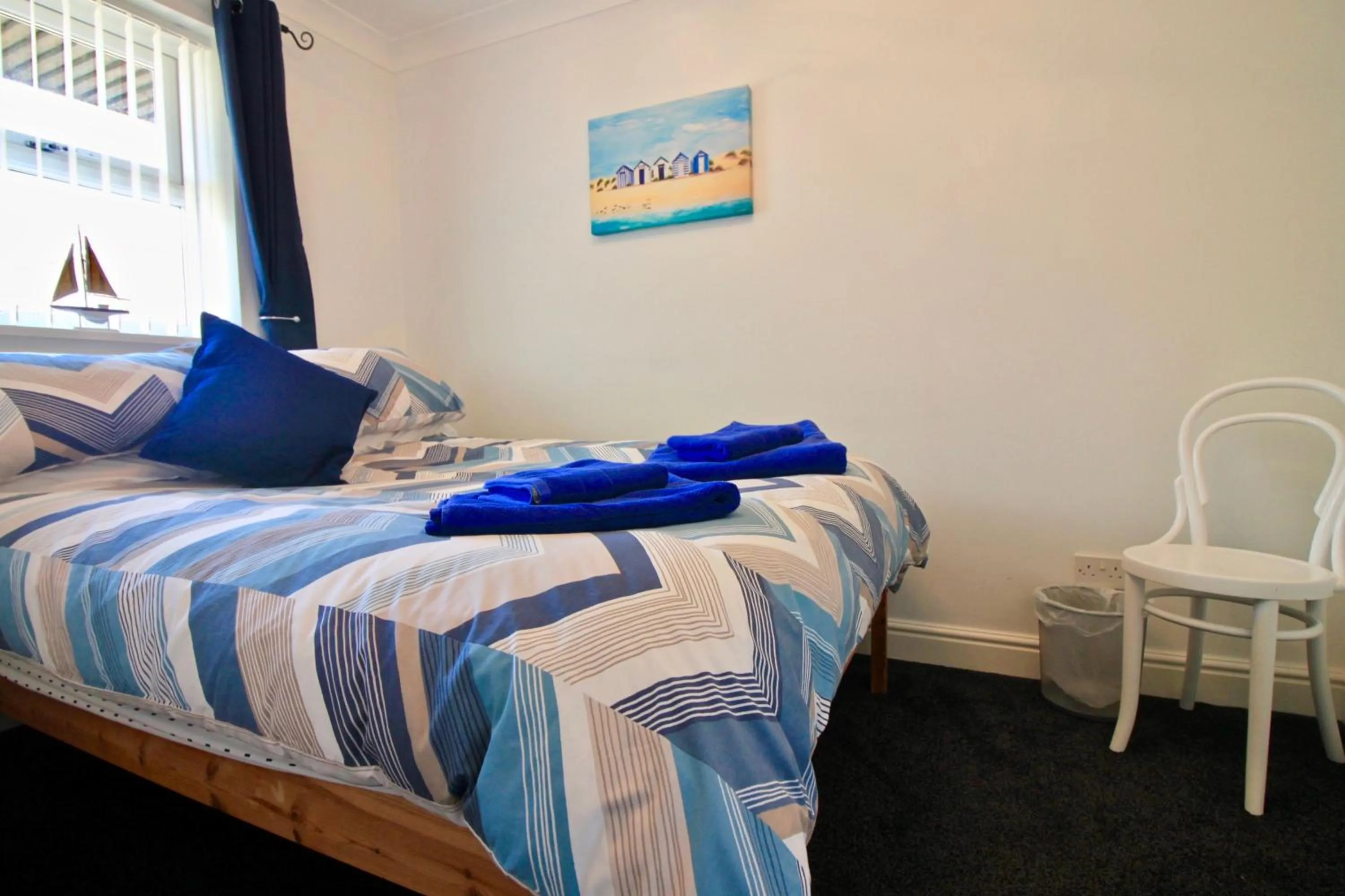 Bedroom, Bed in Seascape