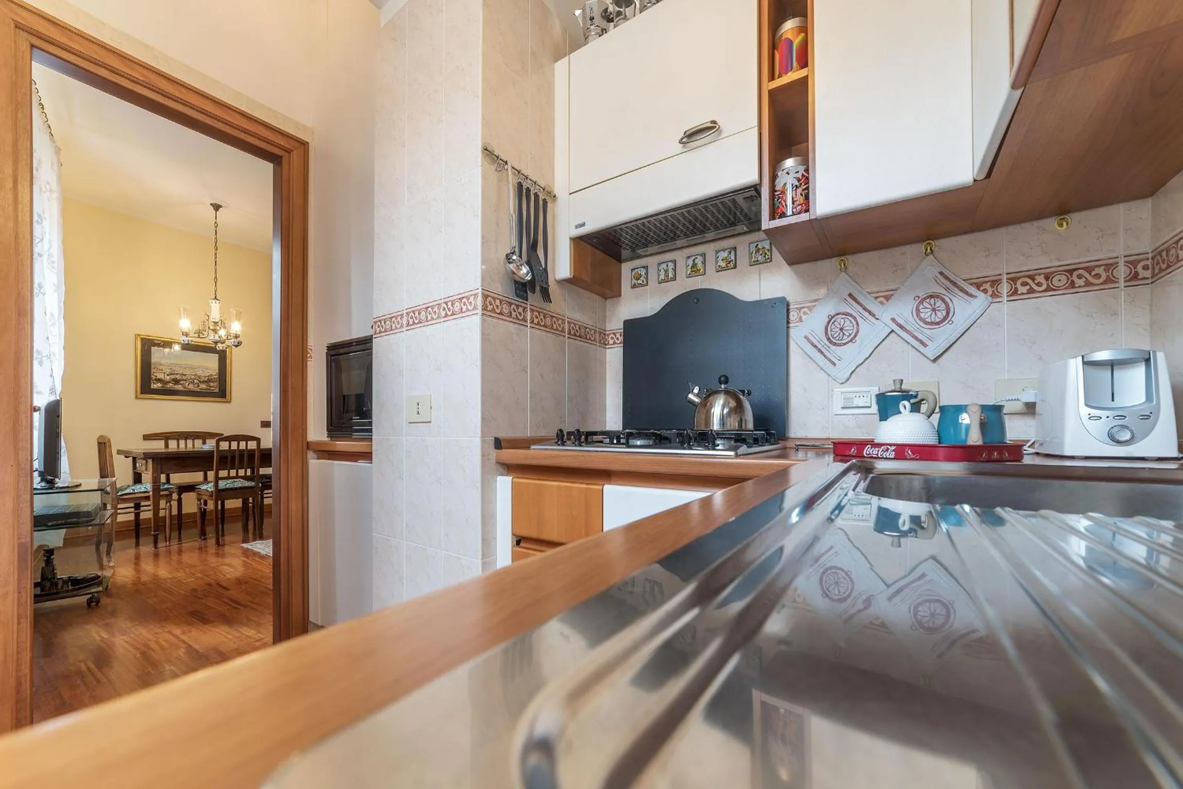 Kitchen or kitchenette in Domus Aurea & Colosseo Sweet Flat