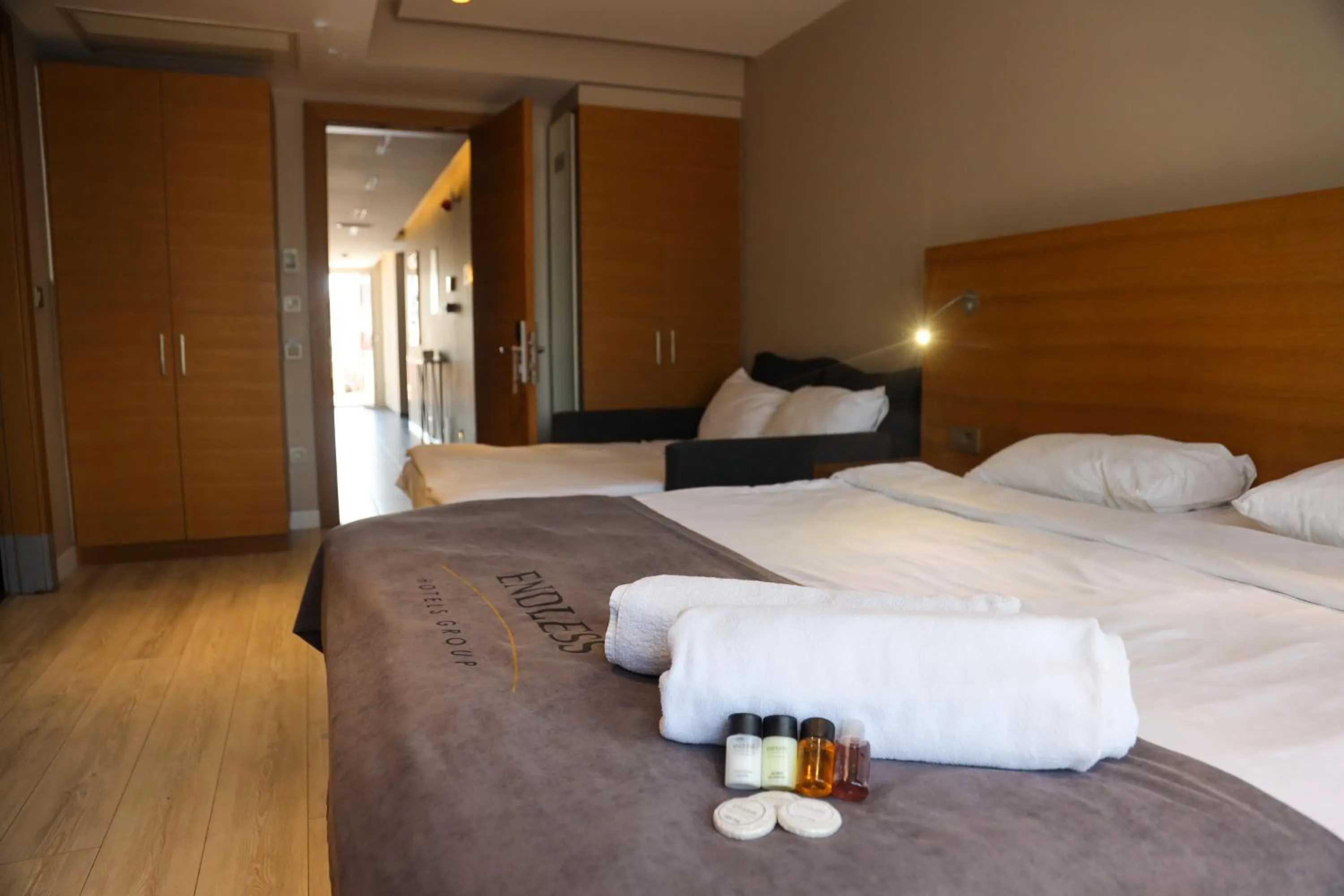 Bed in Endless Suites Taksim