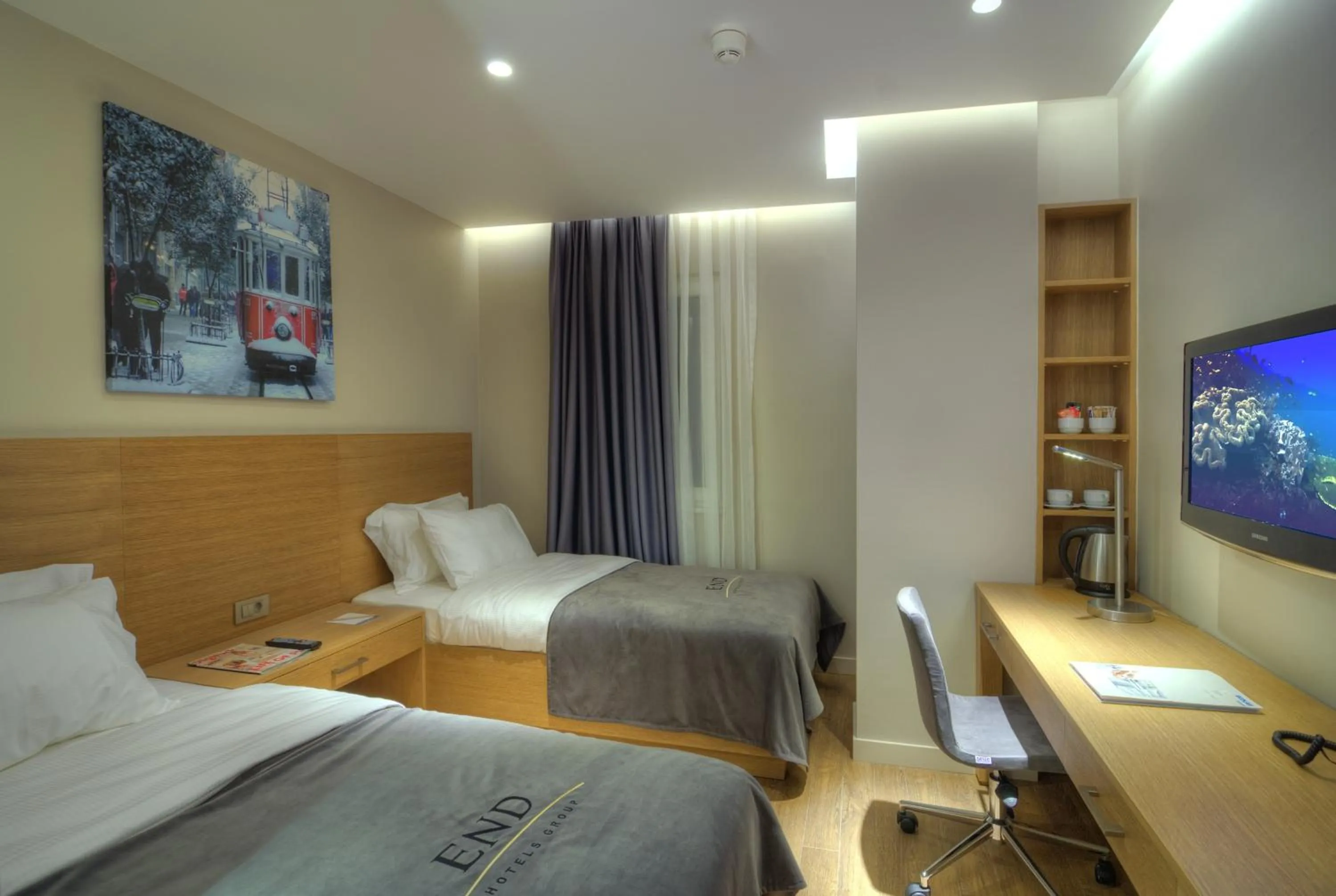 TV and multimedia, Bed in Endless Suites Taksim