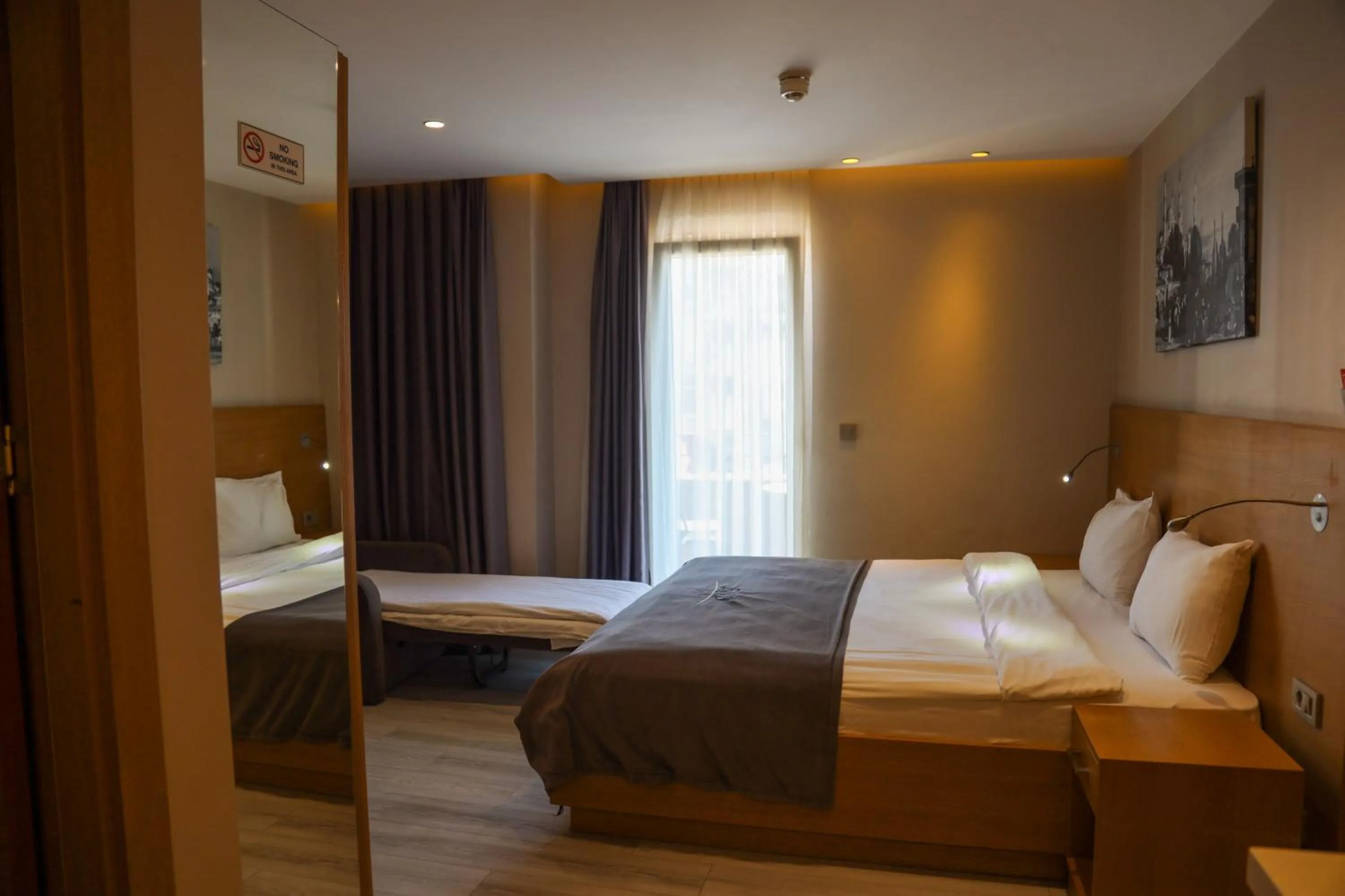 Bed in Endless Suites Taksim