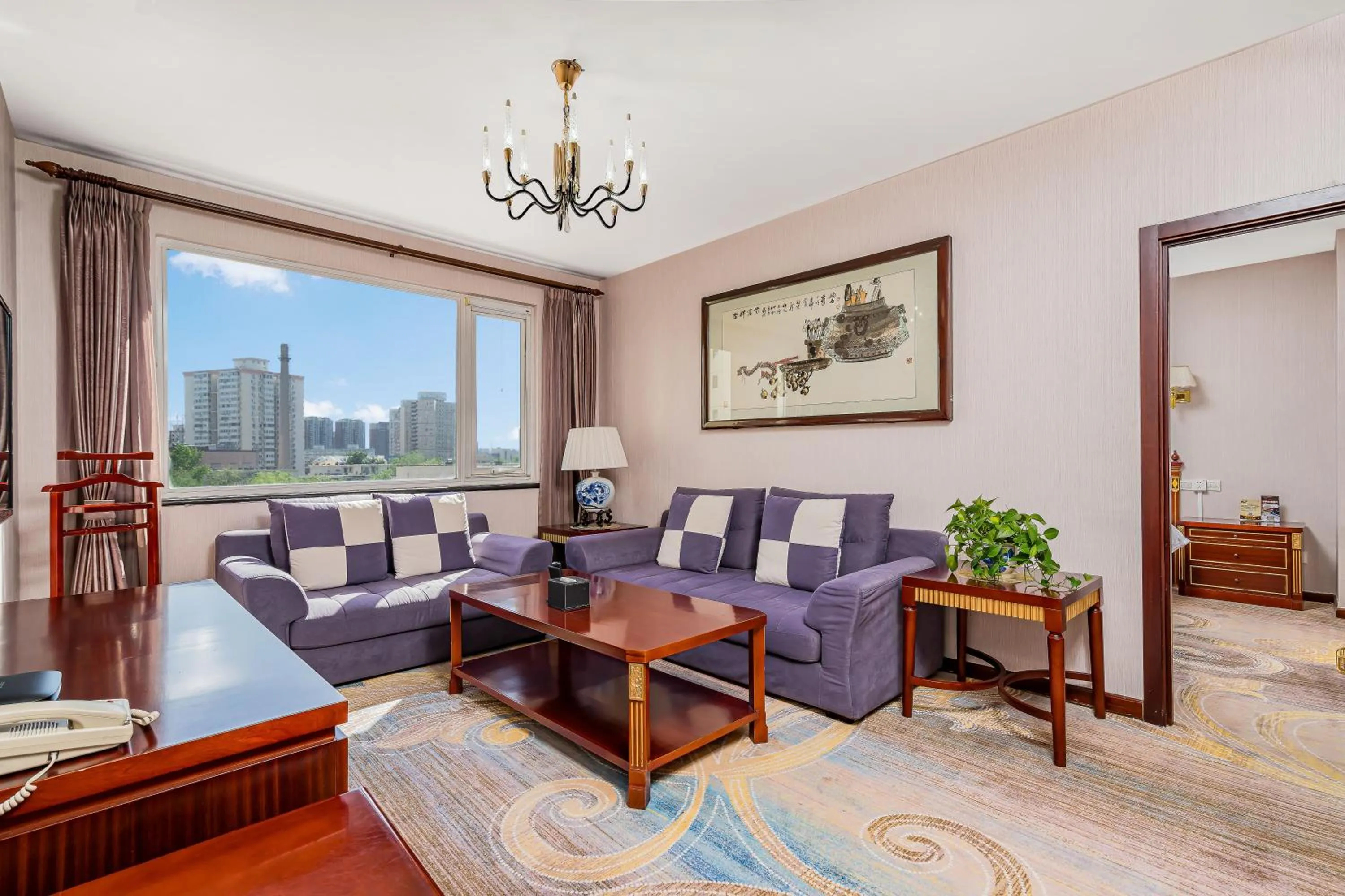 Living room in Beijing Commercial Business Hotel