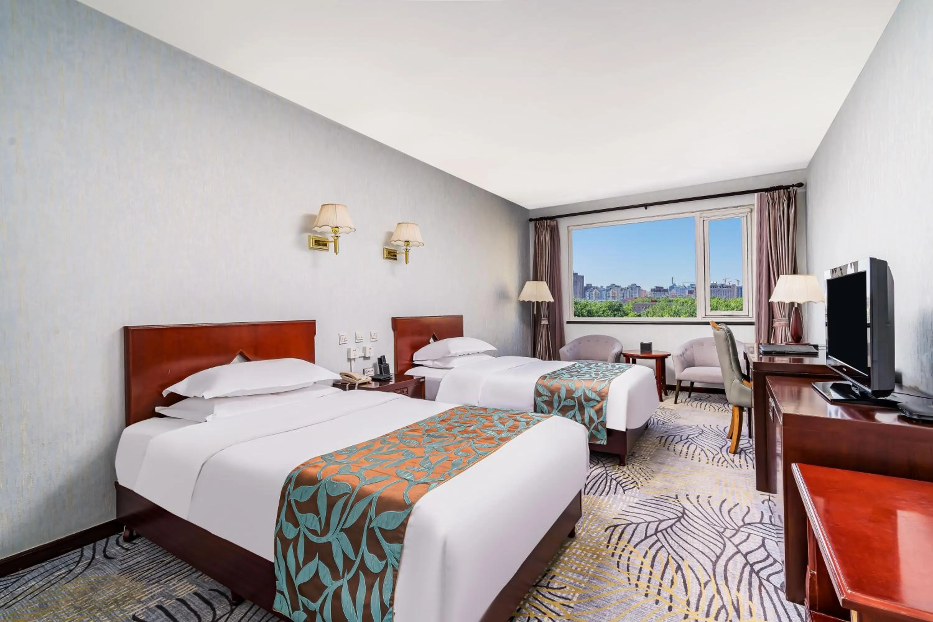 Bed in Beijing Commercial Business Hotel