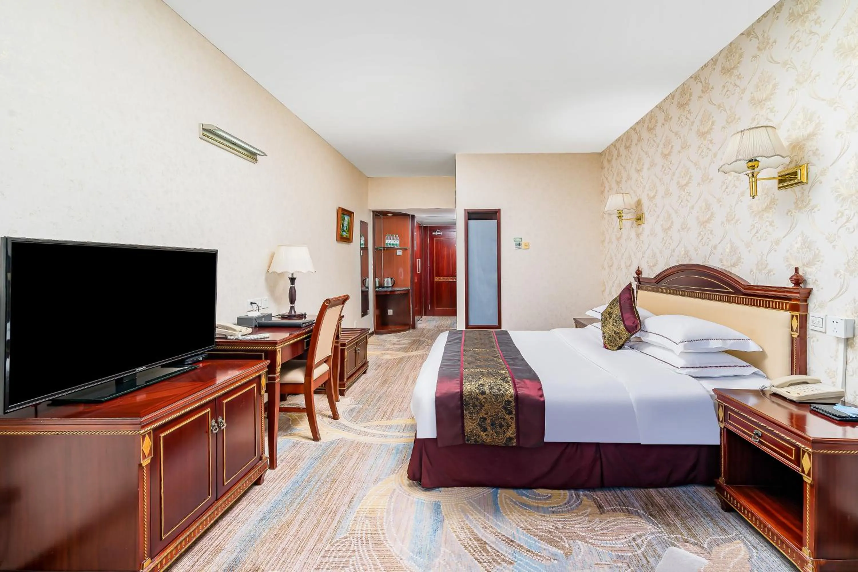 Bed in Beijing Commercial Business Hotel