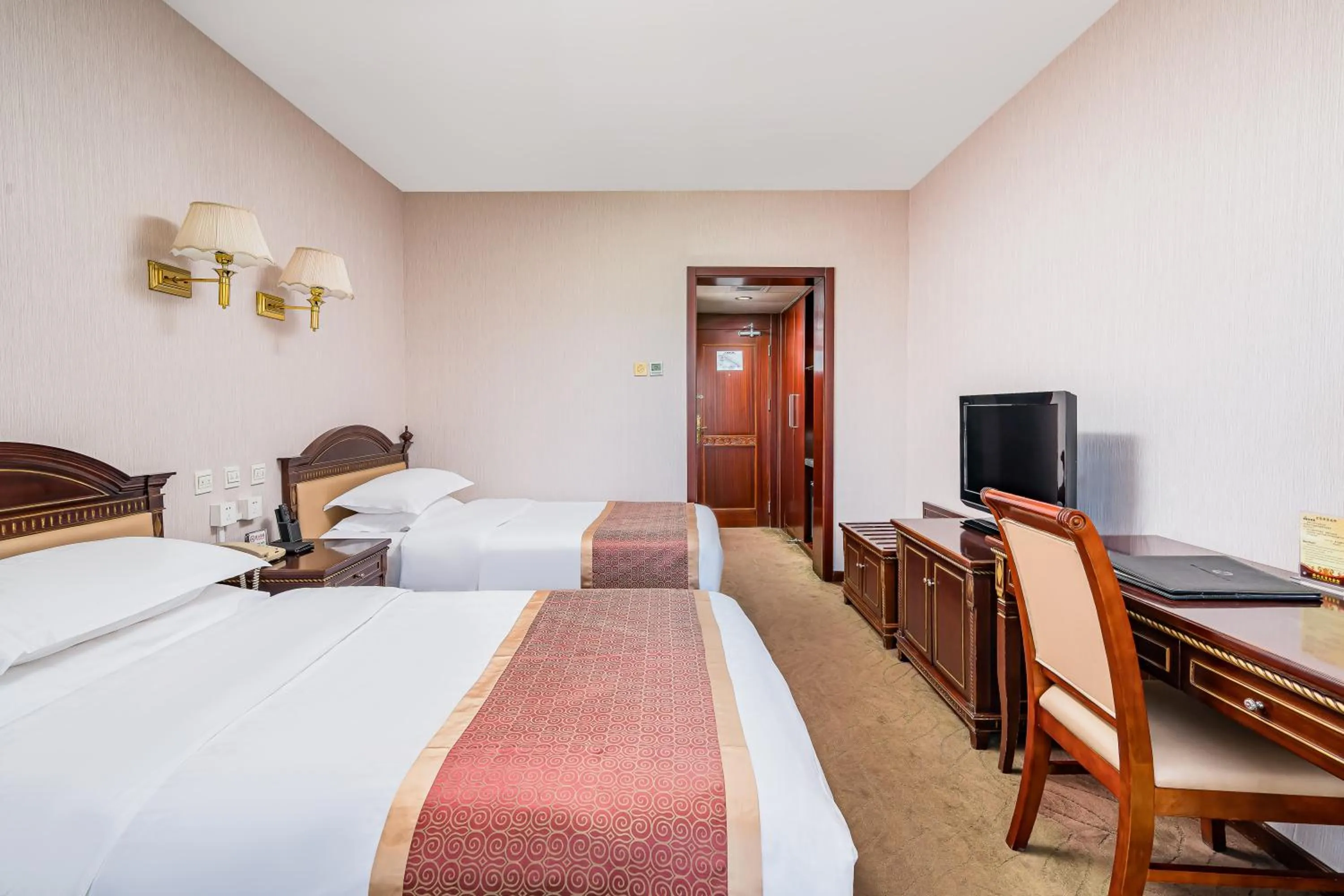 Bed in Beijing Commercial Business Hotel