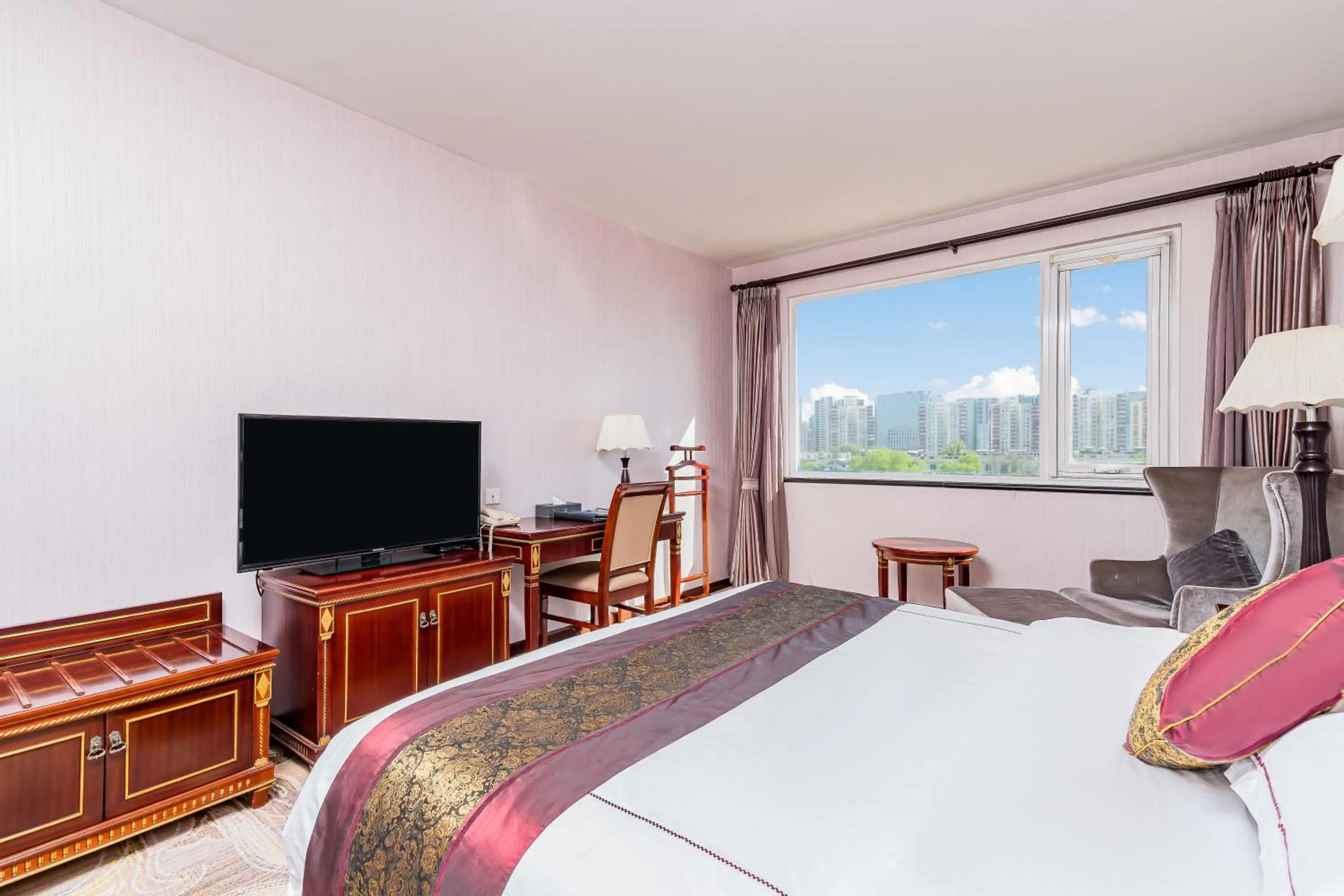 Bed in Beijing Commercial Business Hotel