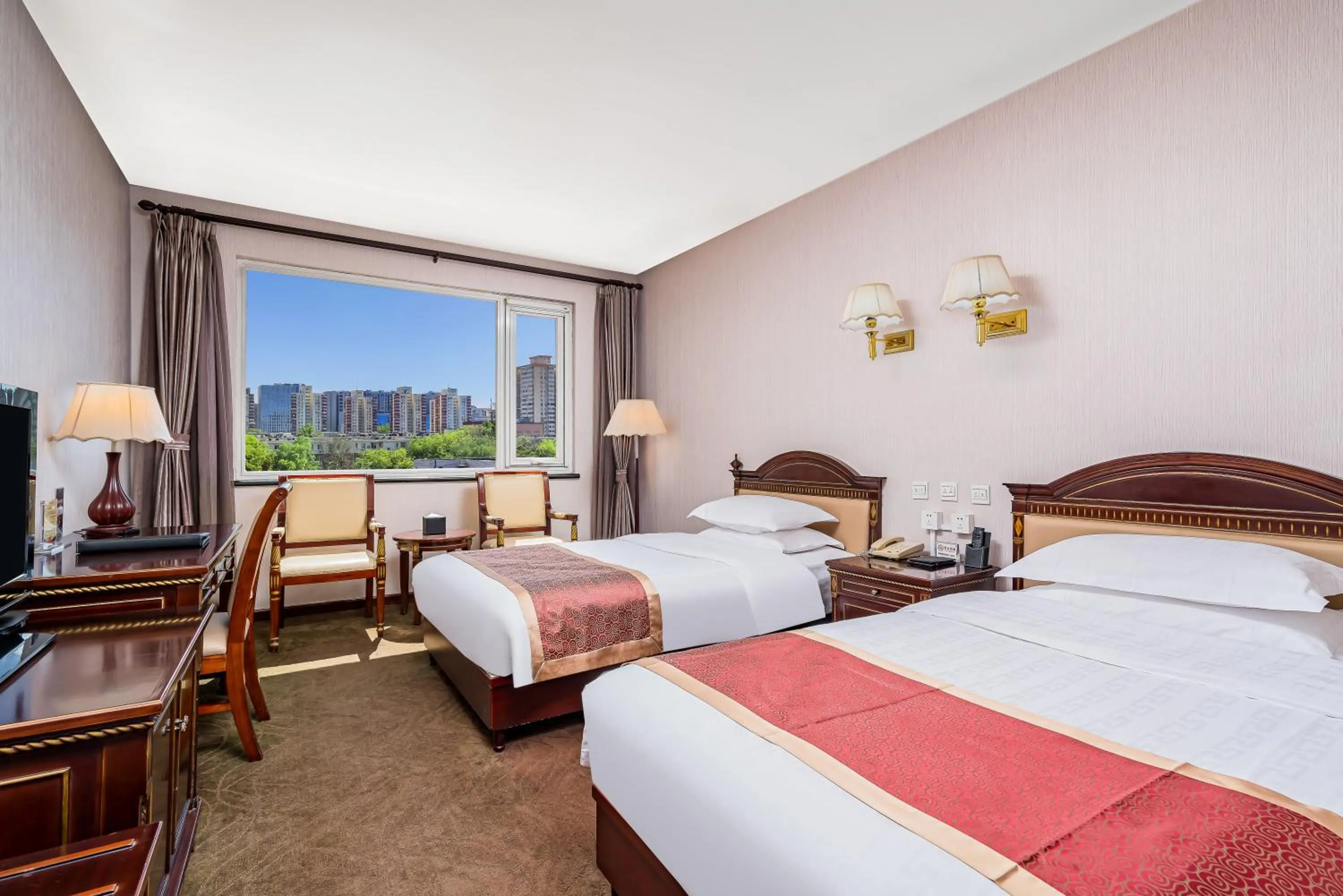 Bed in Beijing Commercial Business Hotel