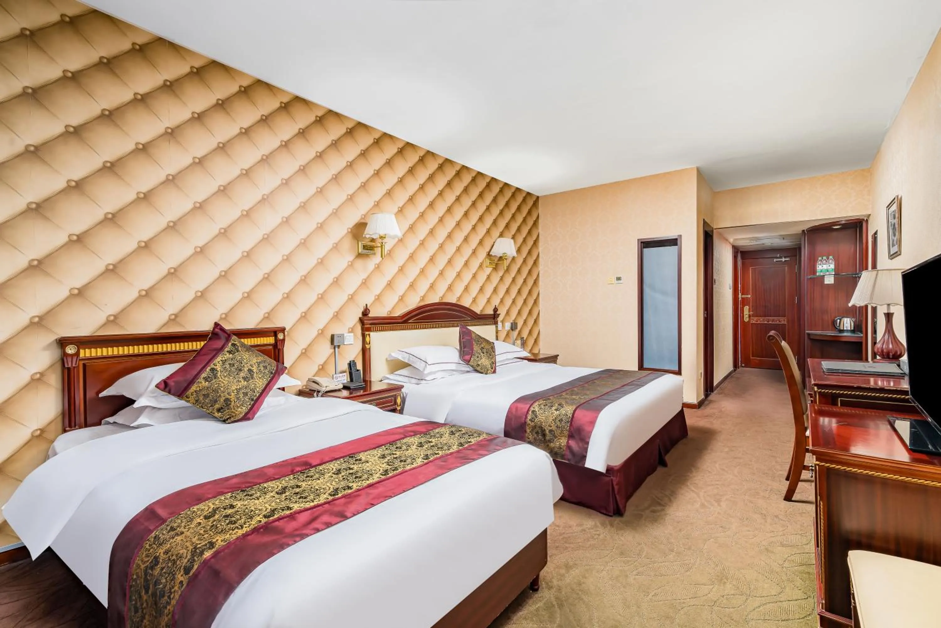 Bed in Beijing Commercial Business Hotel