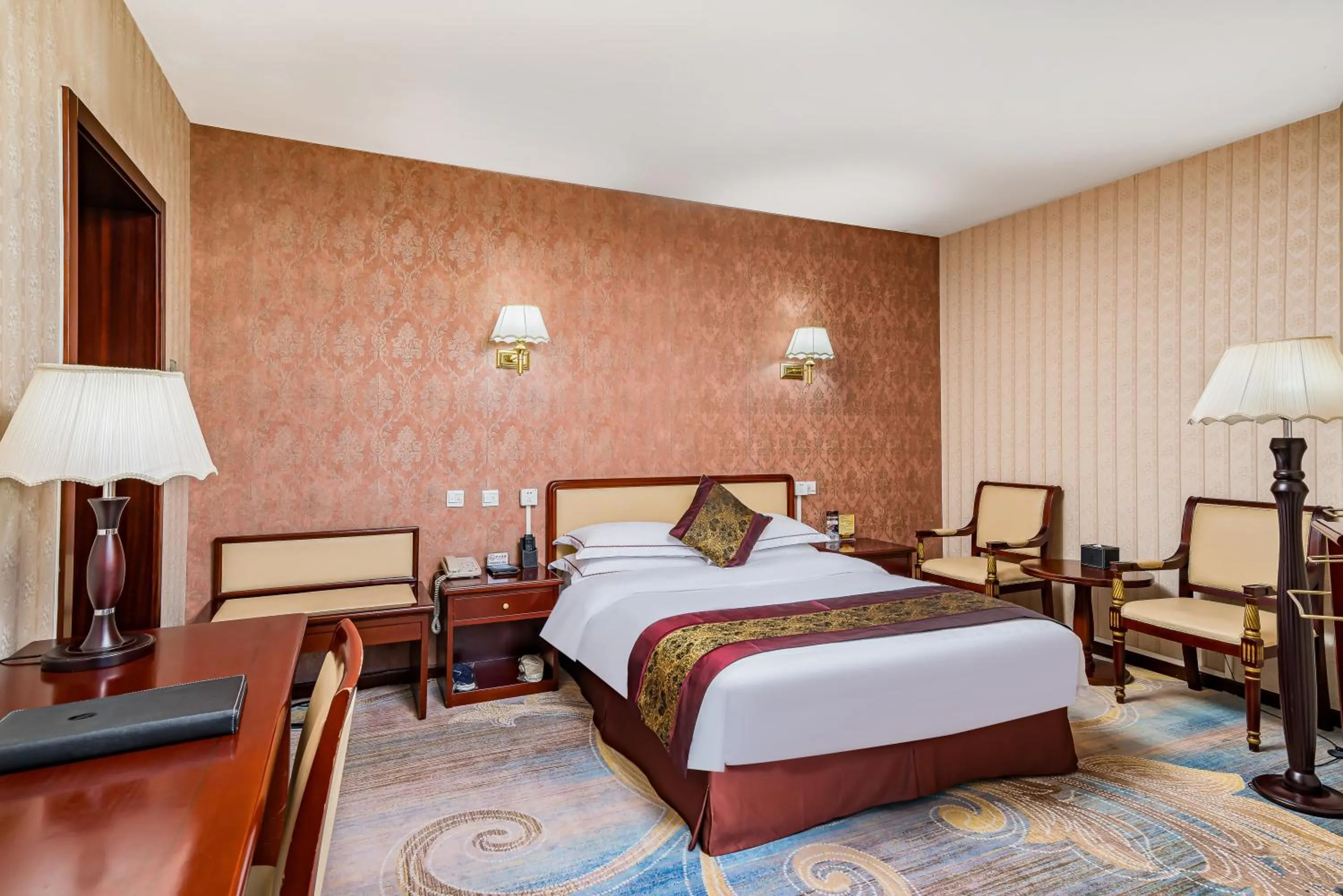 Bed in Beijing Commercial Business Hotel