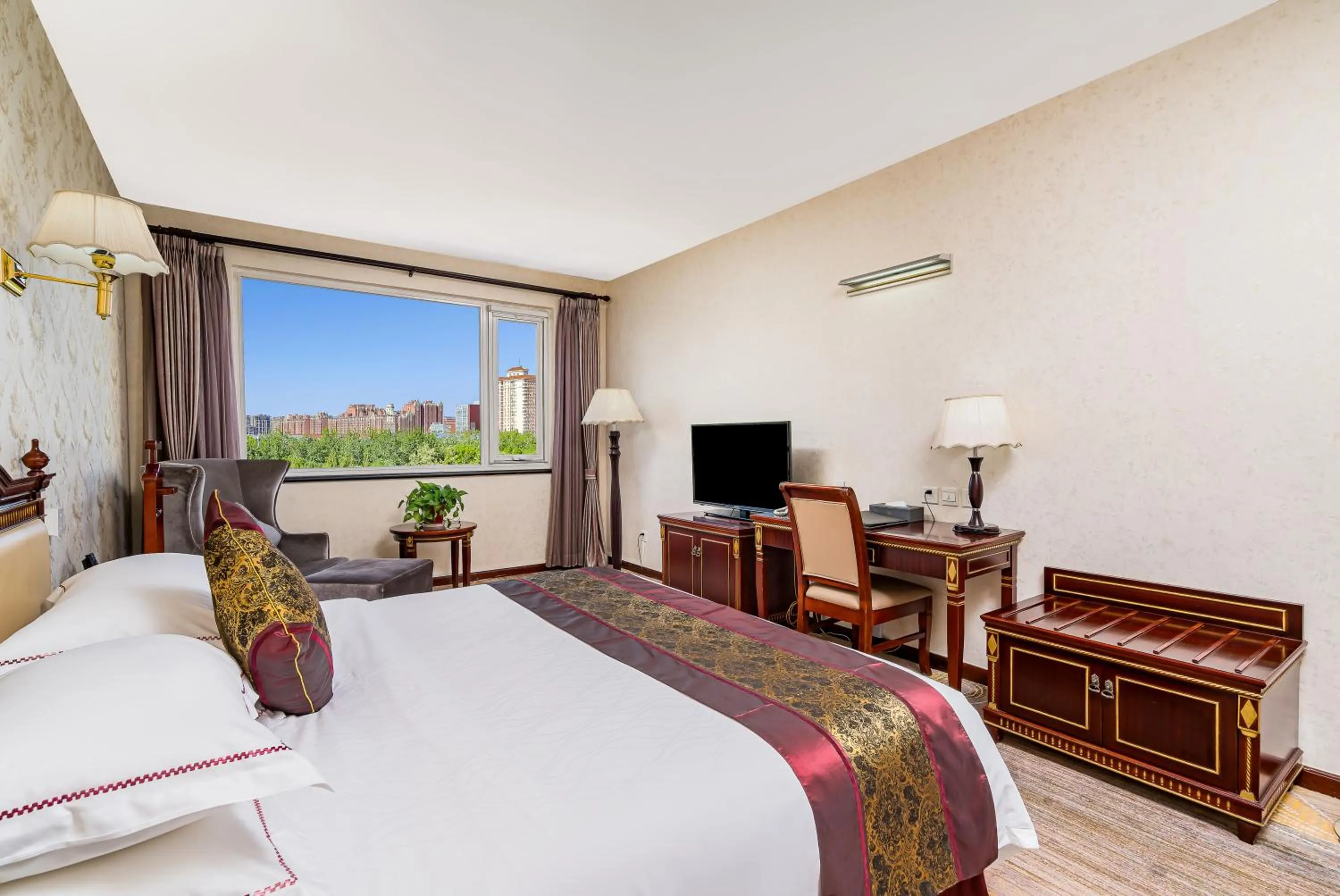 Bed in Beijing Commercial Business Hotel