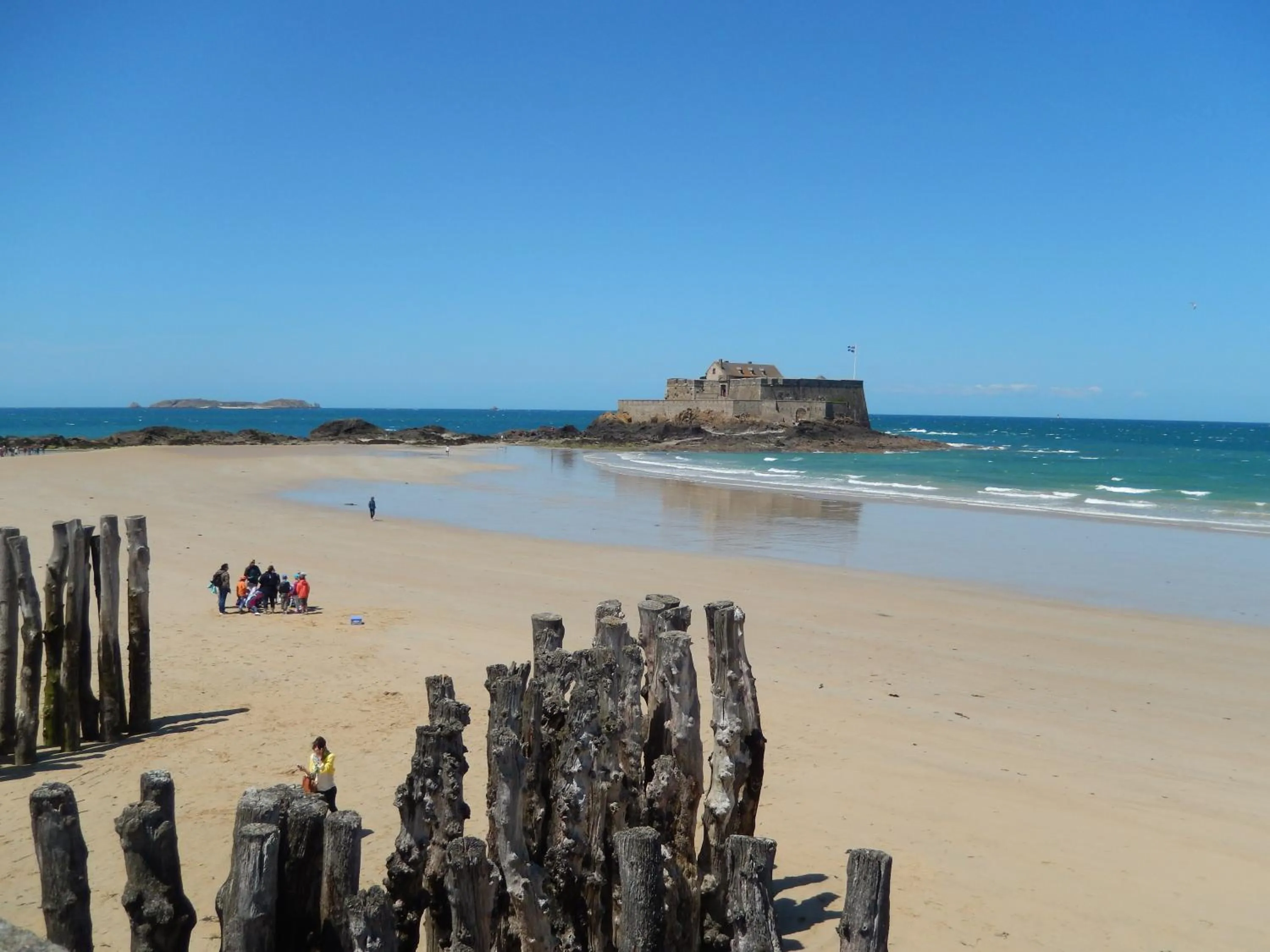Sea view in Hotel Kyriad Saint Malo Centre Plage