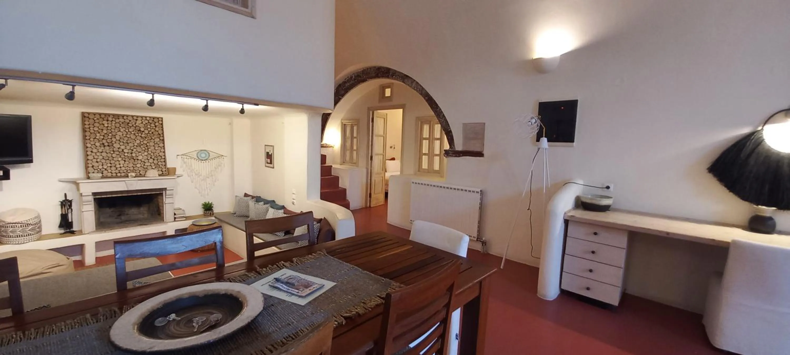 Living room in Villa Kisiris