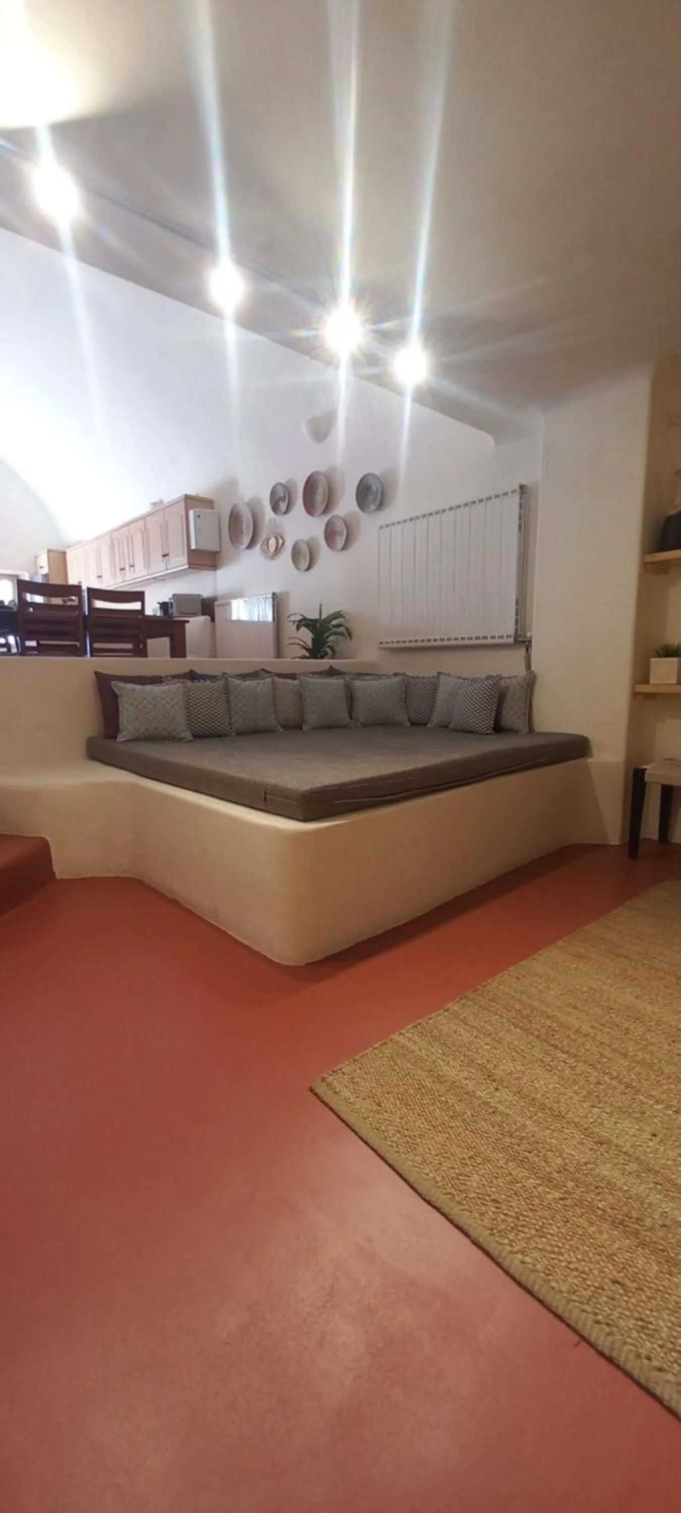 Seating area in Villa Kisiris