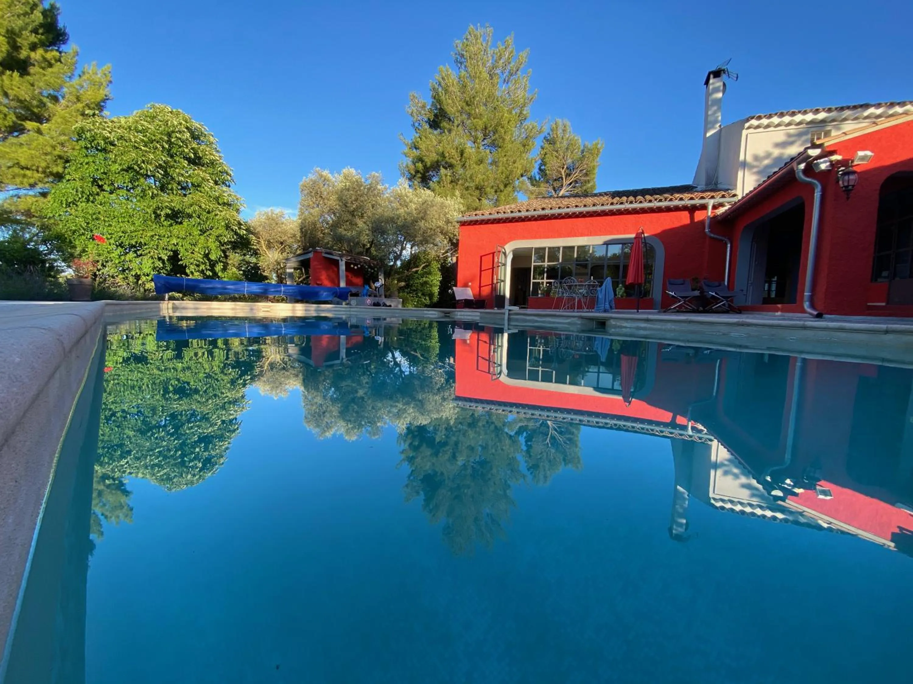 Swimming pool in Le mas de la diligence