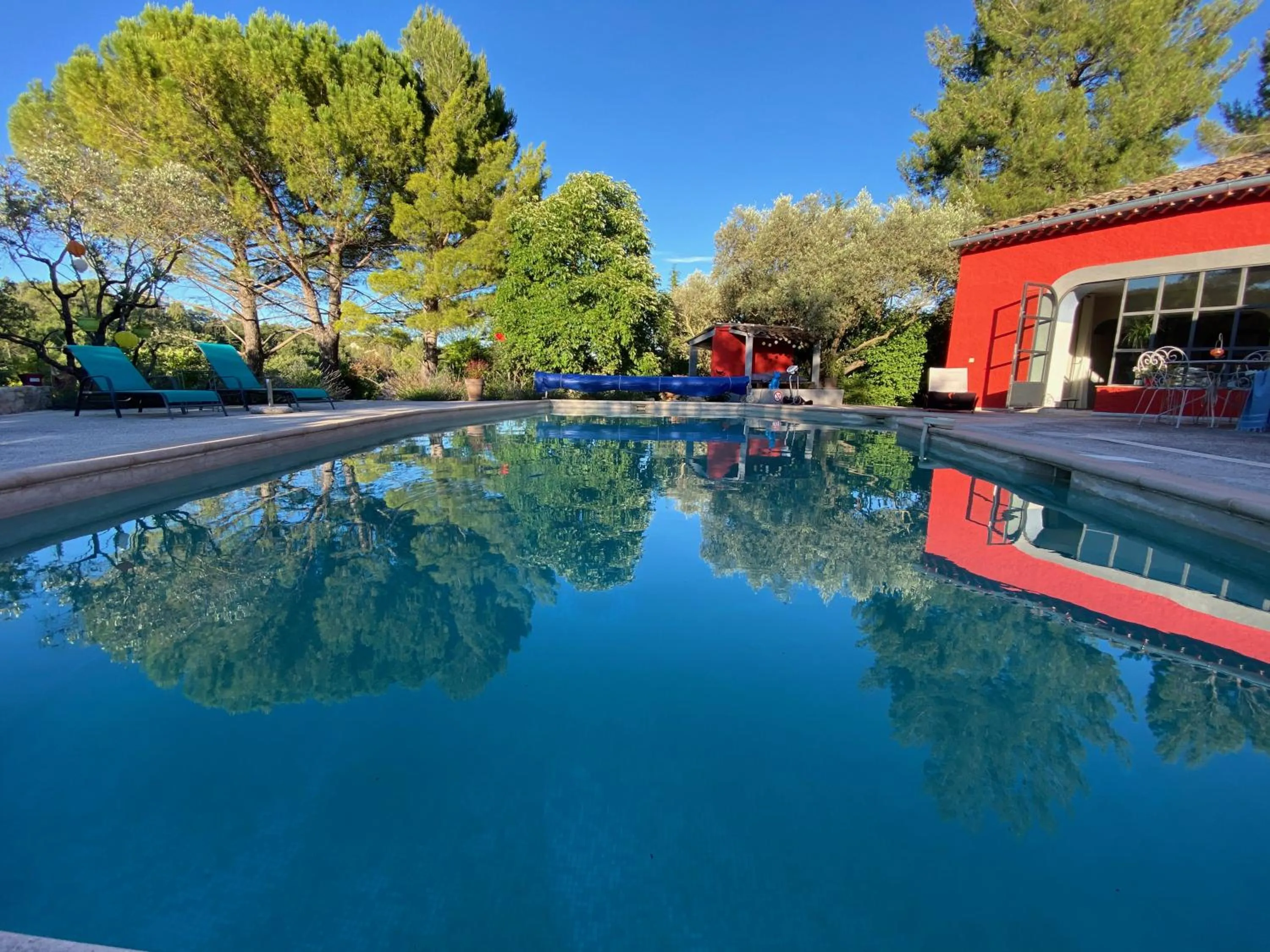 Swimming pool in Le mas de la diligence