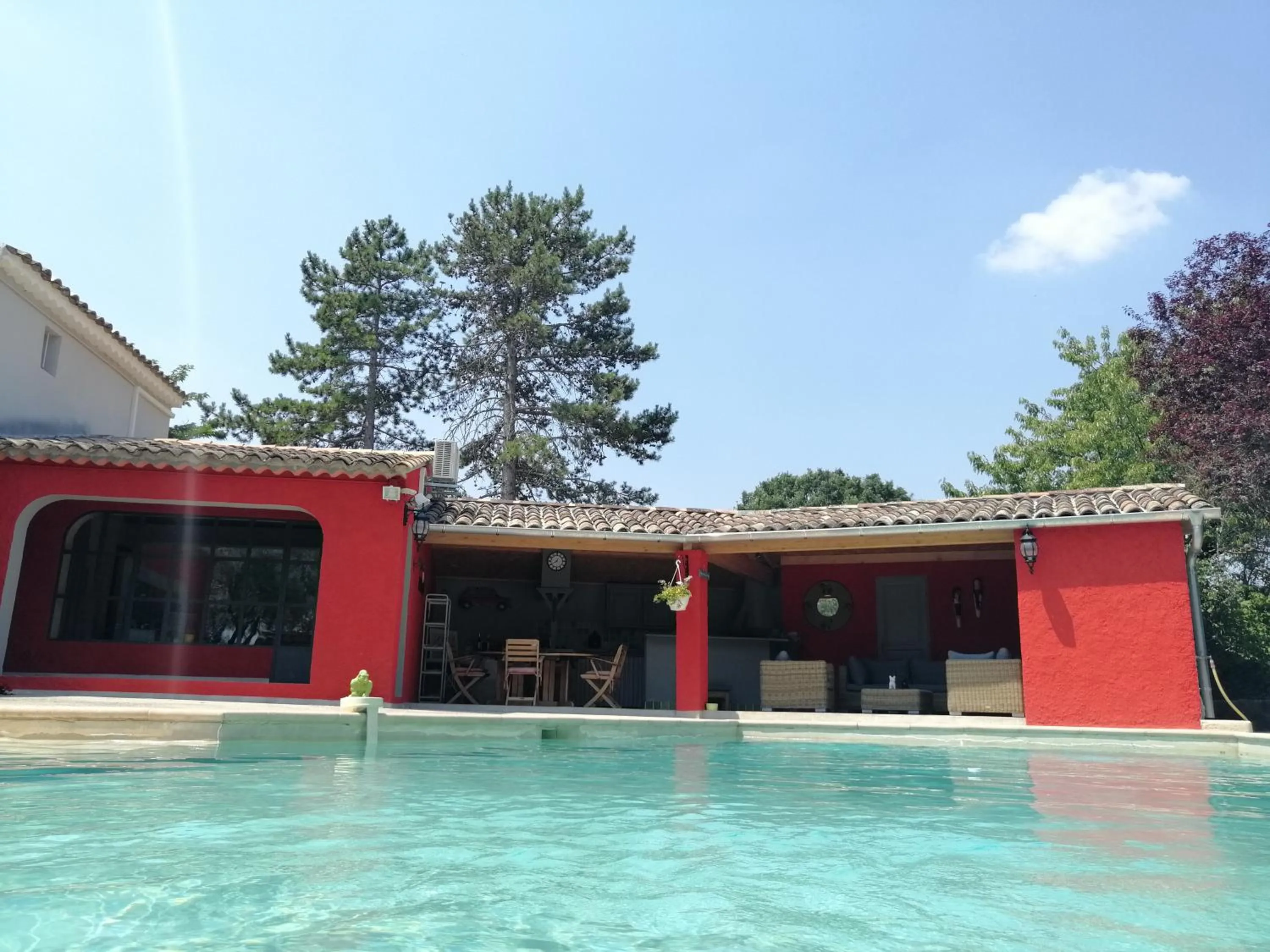 Swimming pool in Le mas de la diligence