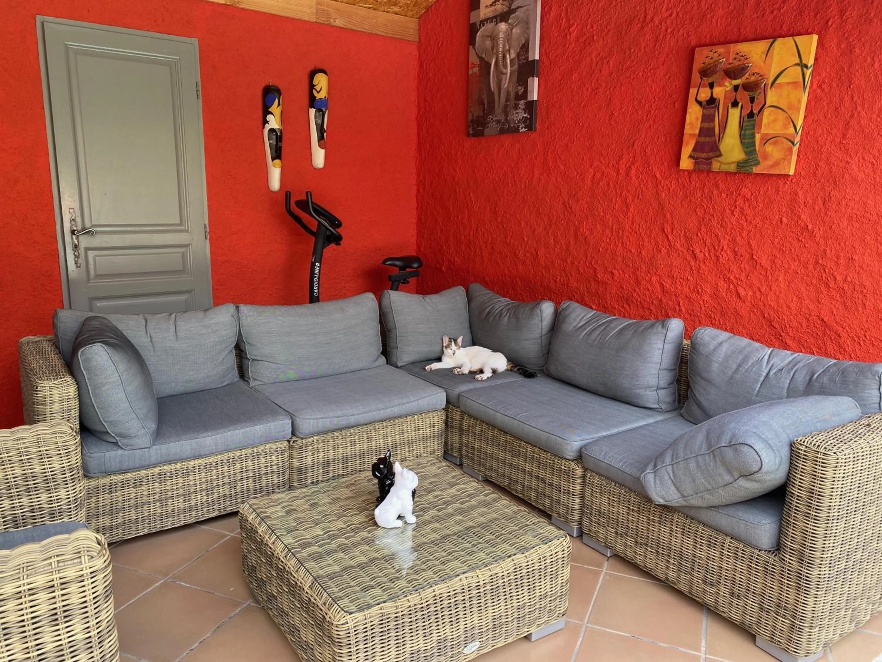 Living room in Le mas de la diligence