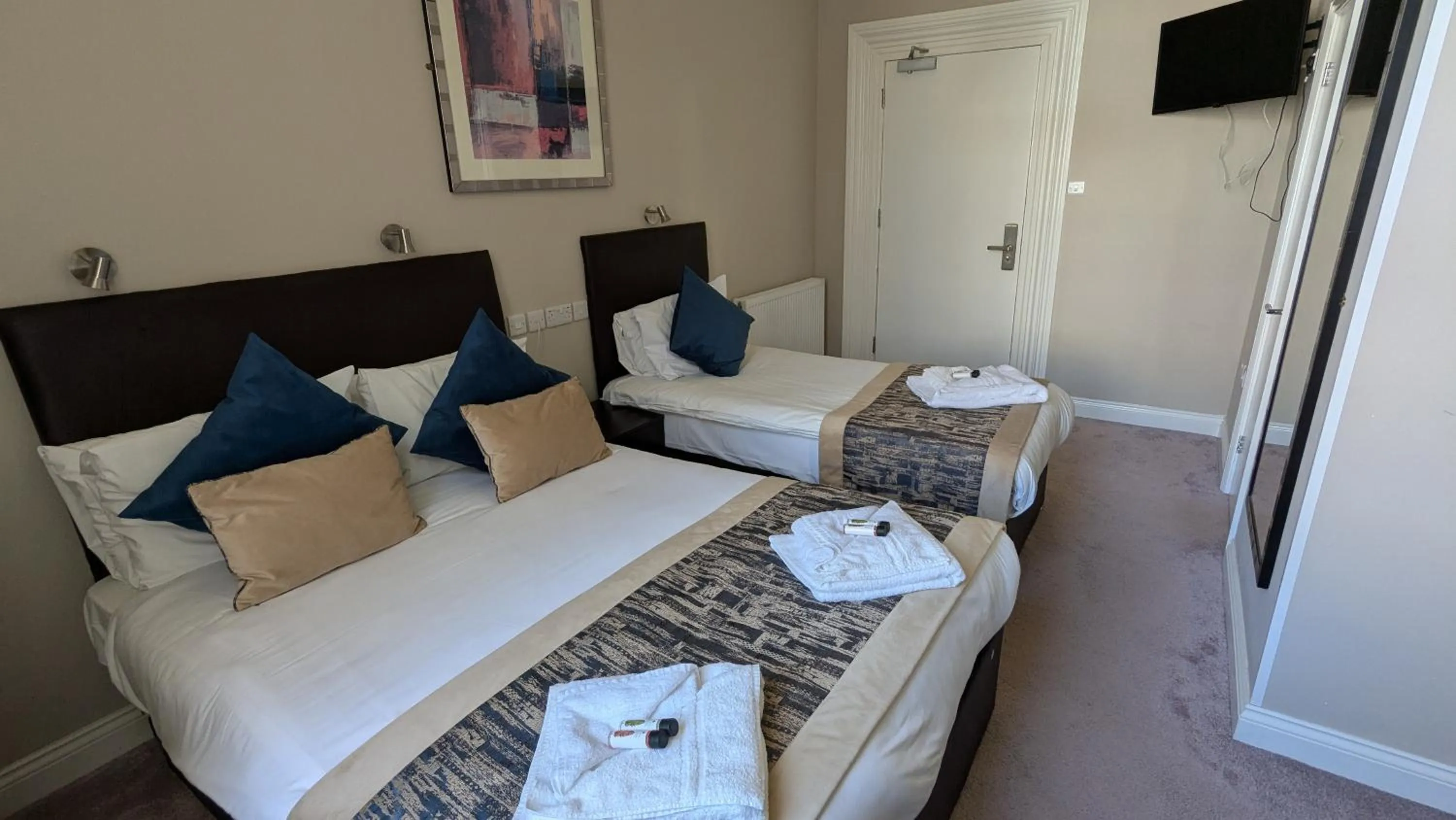 Bed in Alexandra Hotel