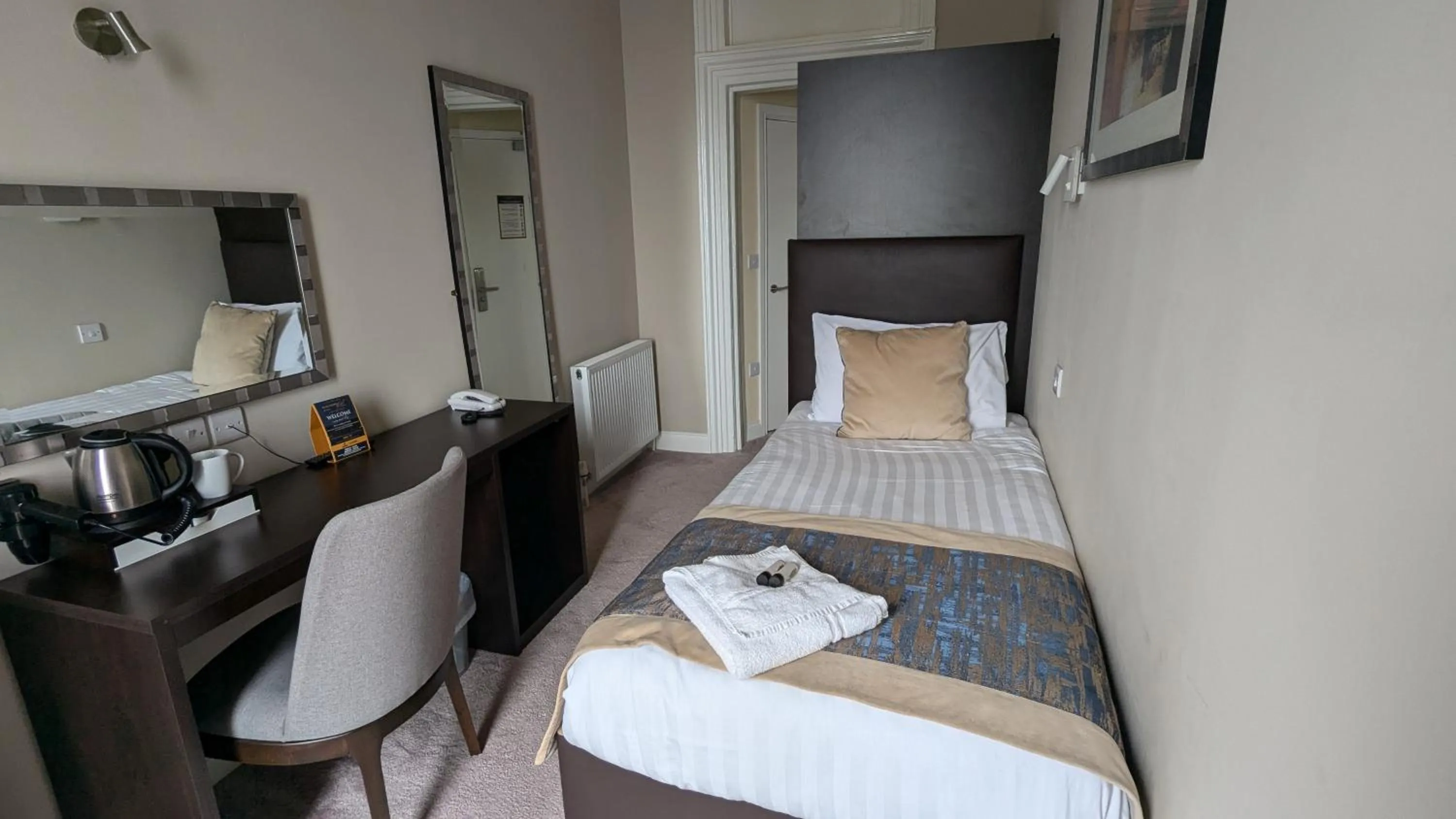 Bed in Alexandra Hotel