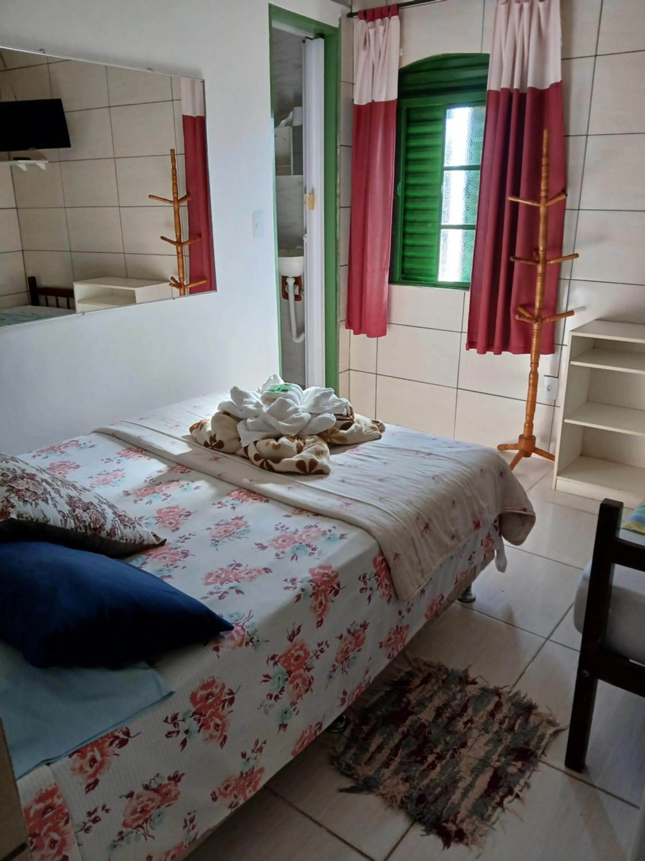 Bed in Pousada Encanto e Magia