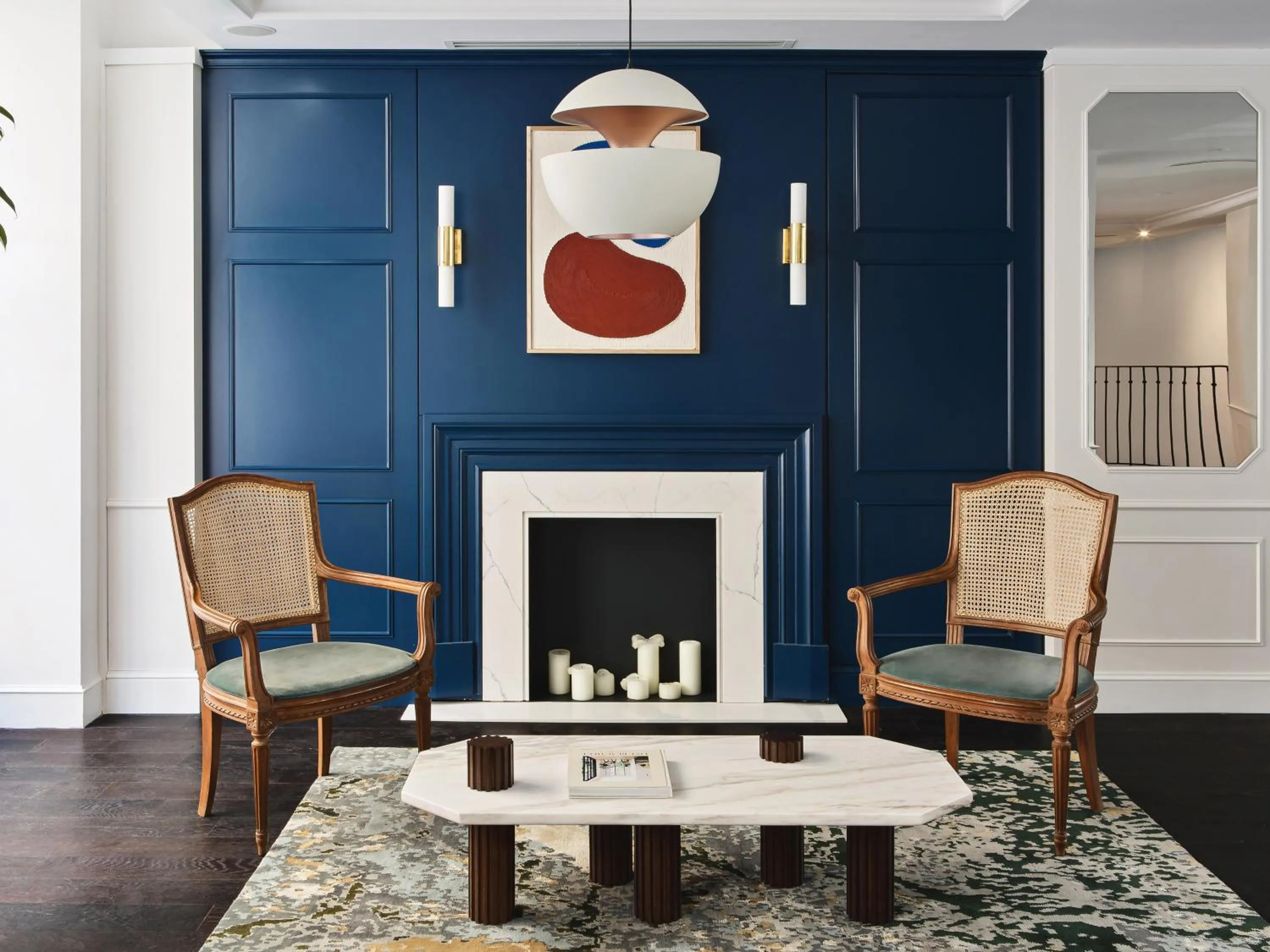 Seating area in New Hotel Lafayette