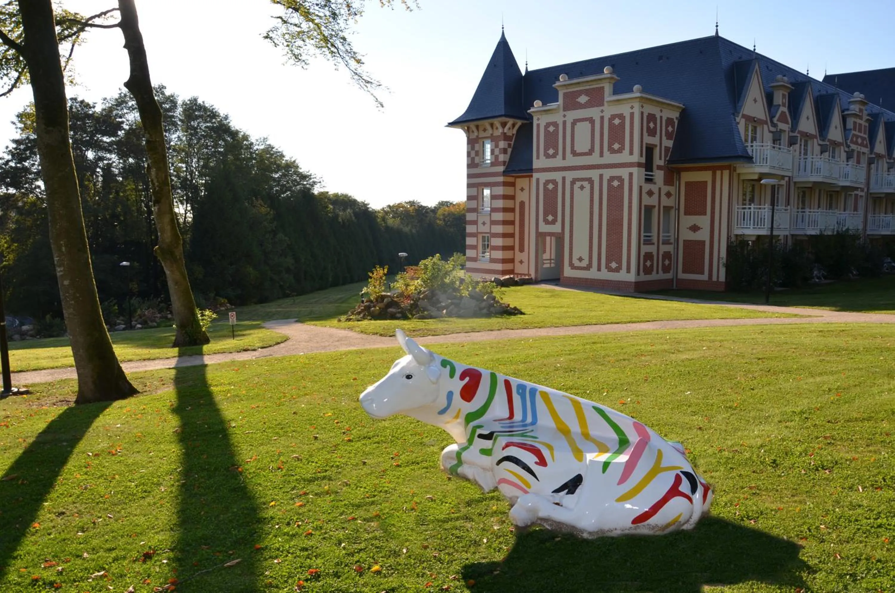 Garden view in Résidence b'o cottage - b'o resort thermal & spa