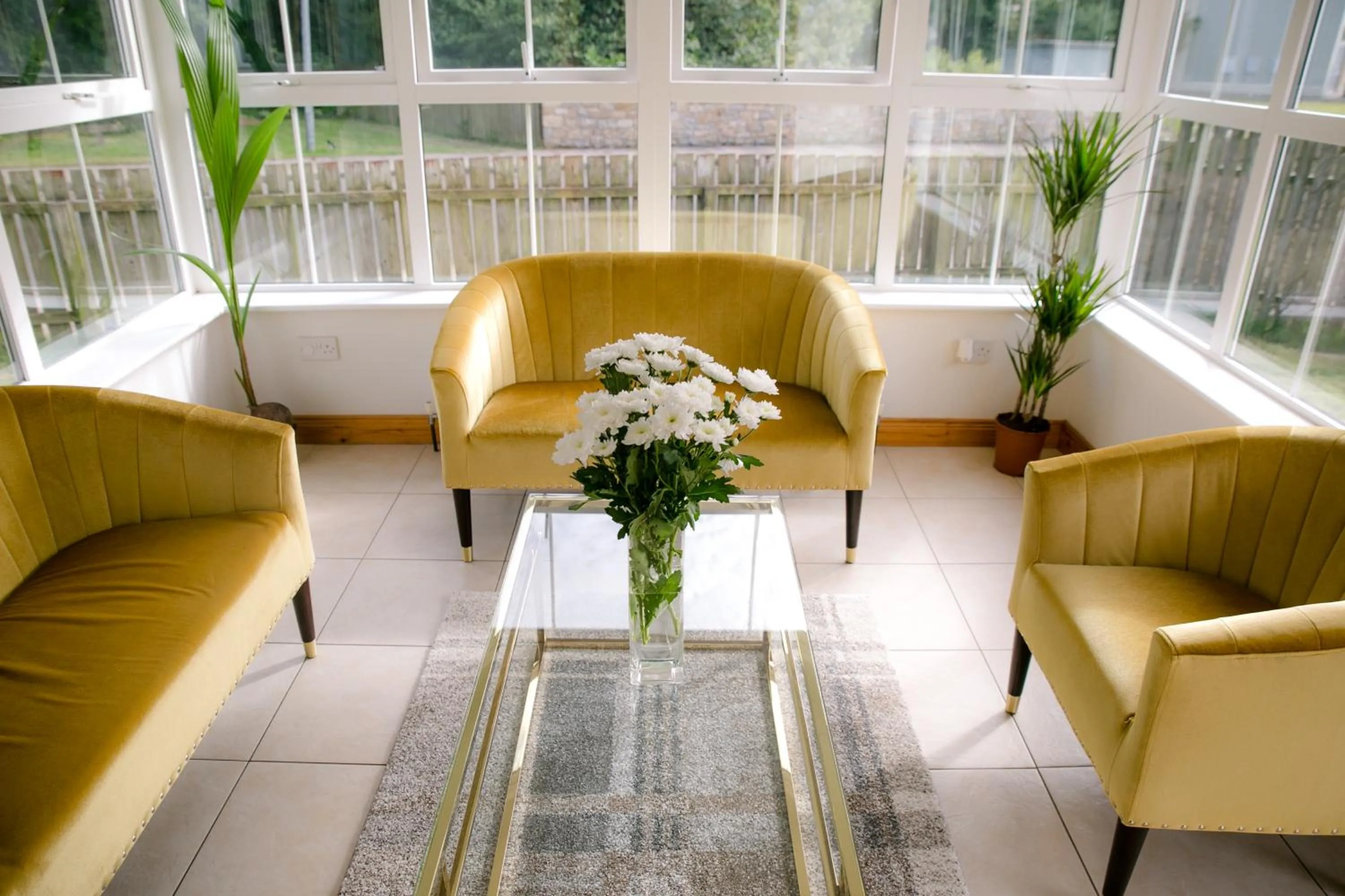 Seating area in Farmleigh House,