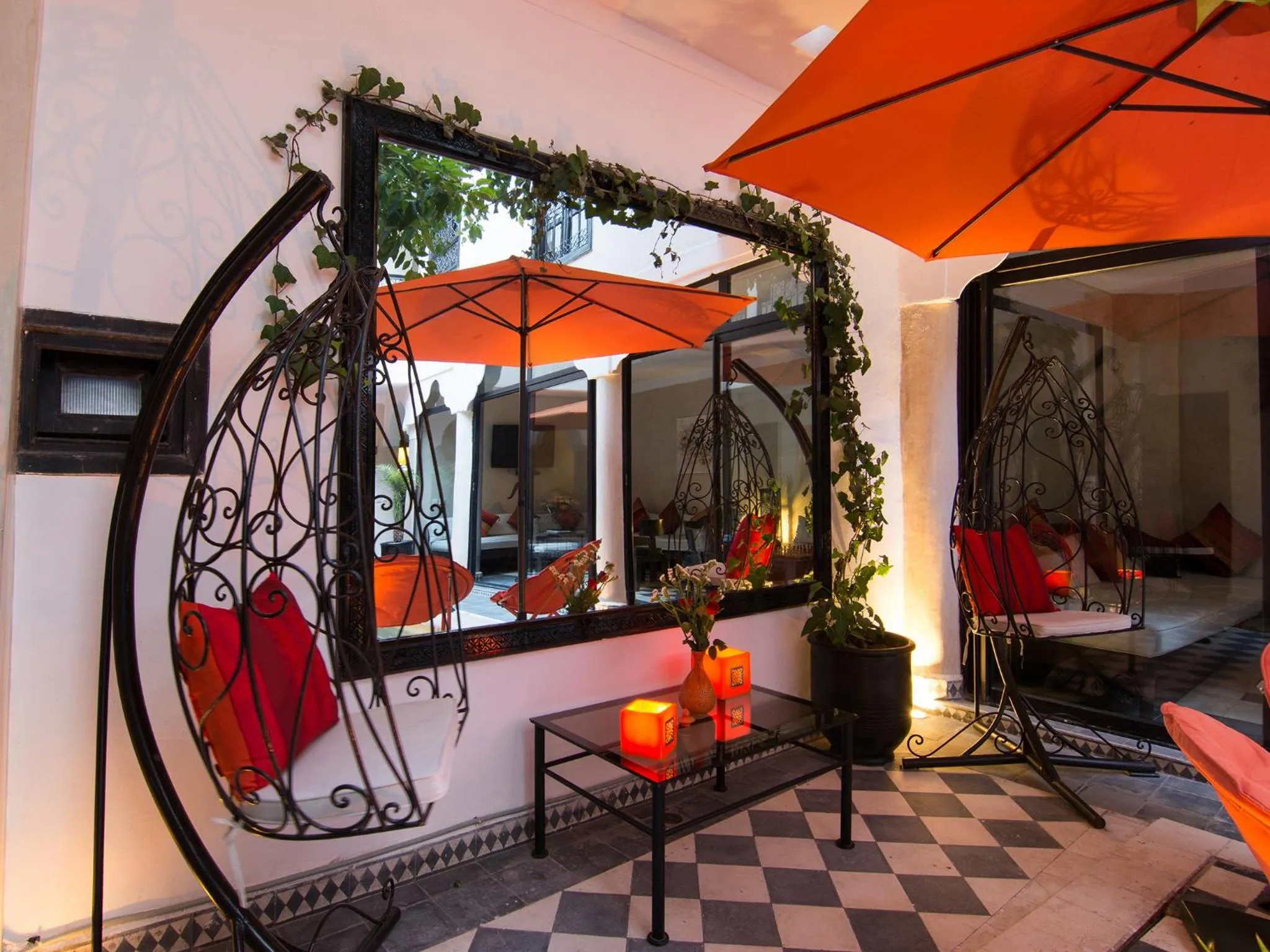 Patio in Riad Le Bel Oranger