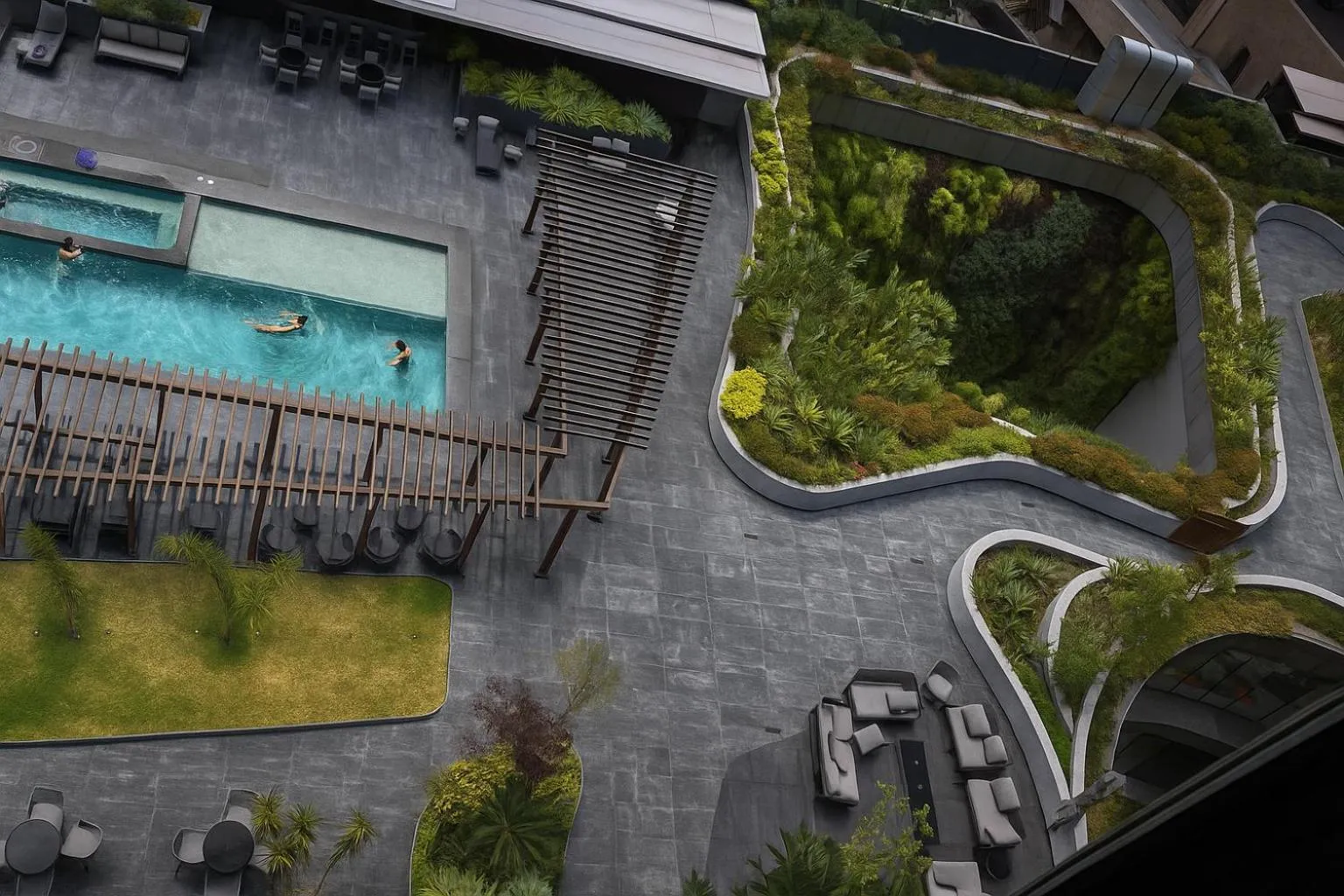 Swimming pool in QUARTZ HOTEL & SPA