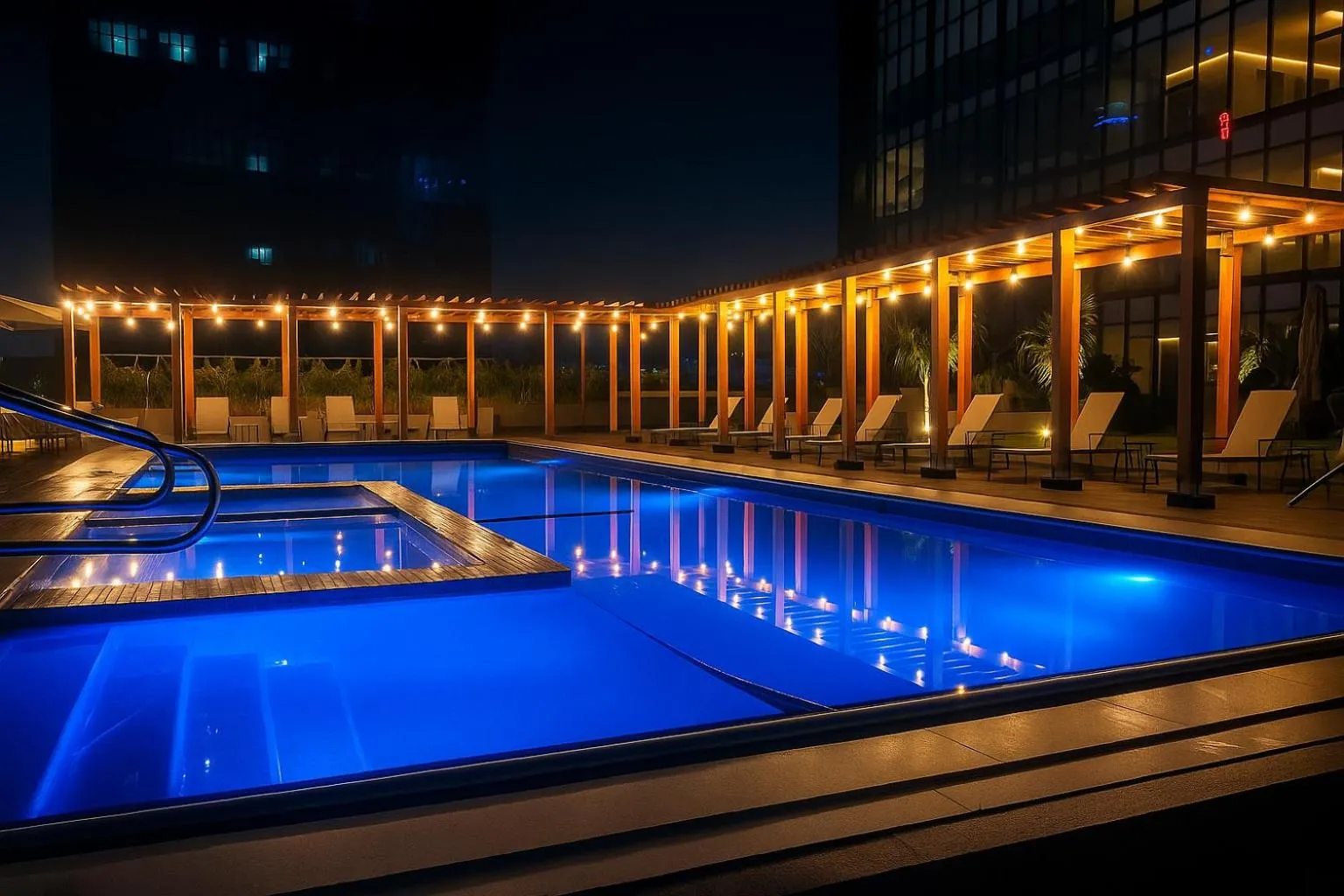 Swimming pool in QUARTZ HOTEL & SPA