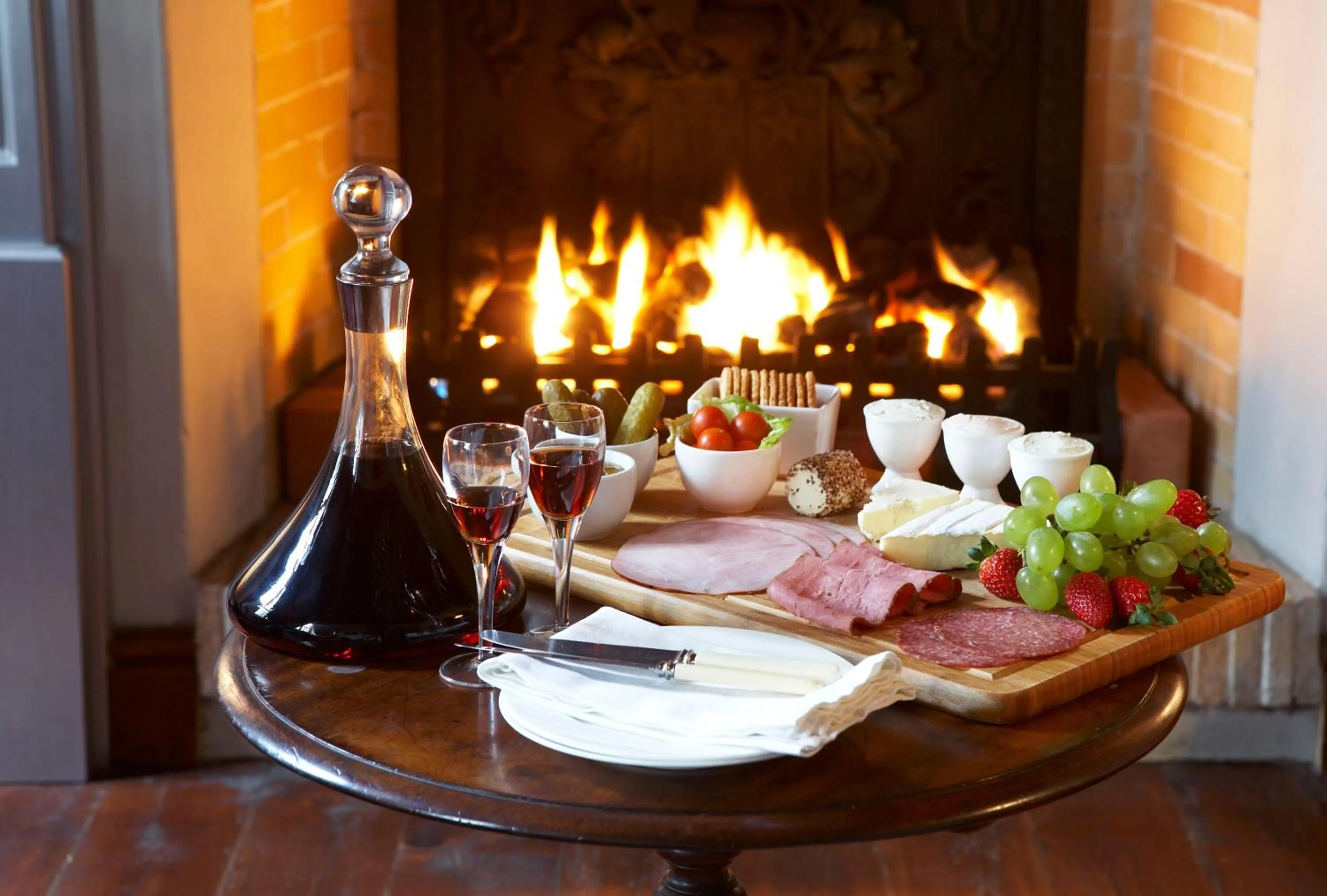 Food close-up in Hawksmoor House