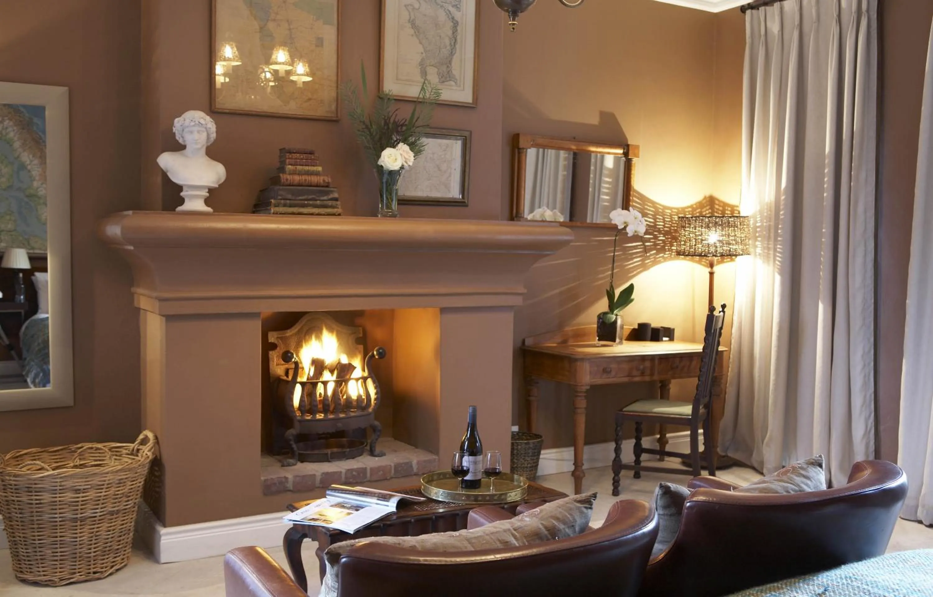 Seating area in Hawksmoor House