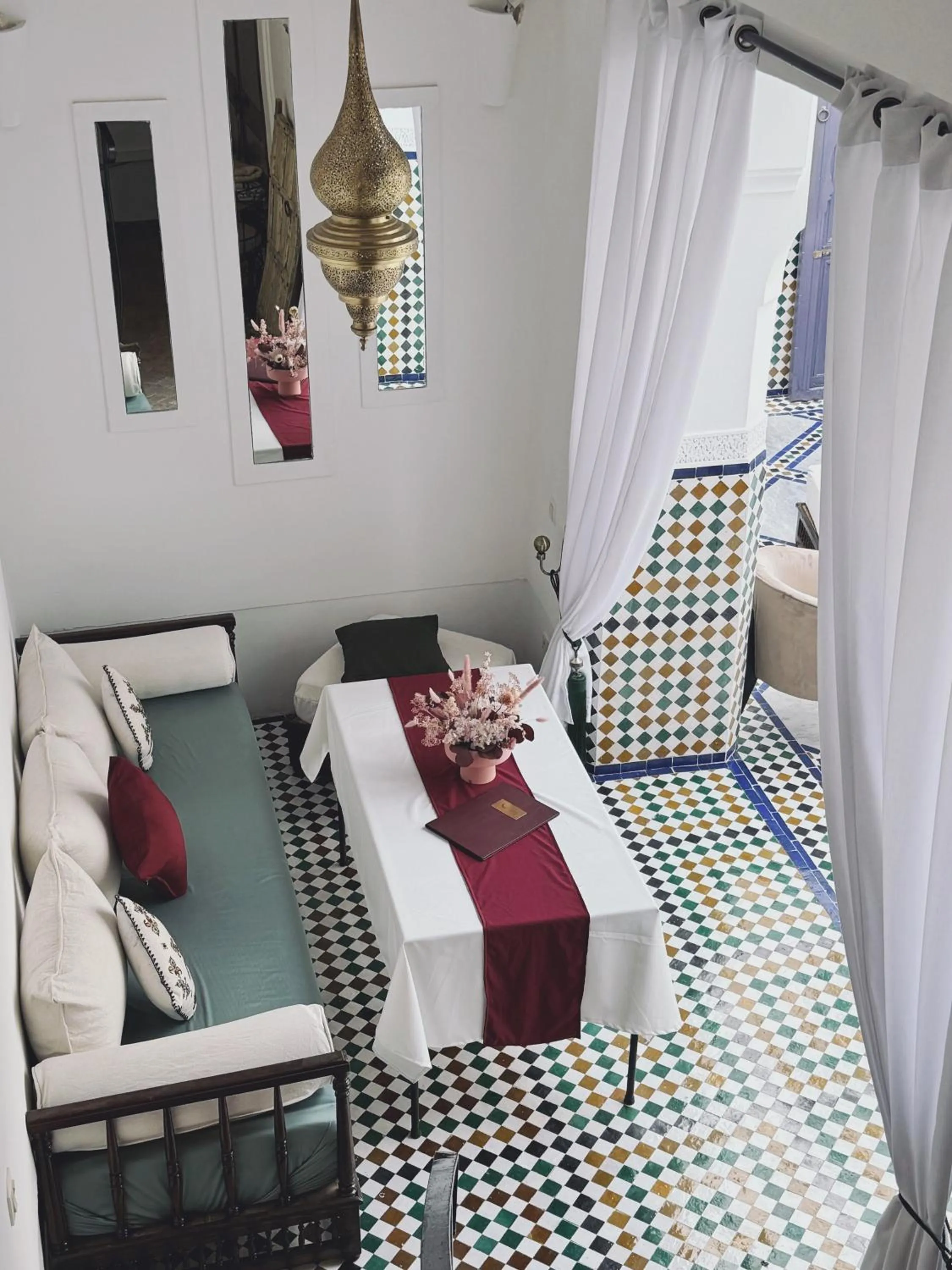 Patio, Bed in Riad Twilight