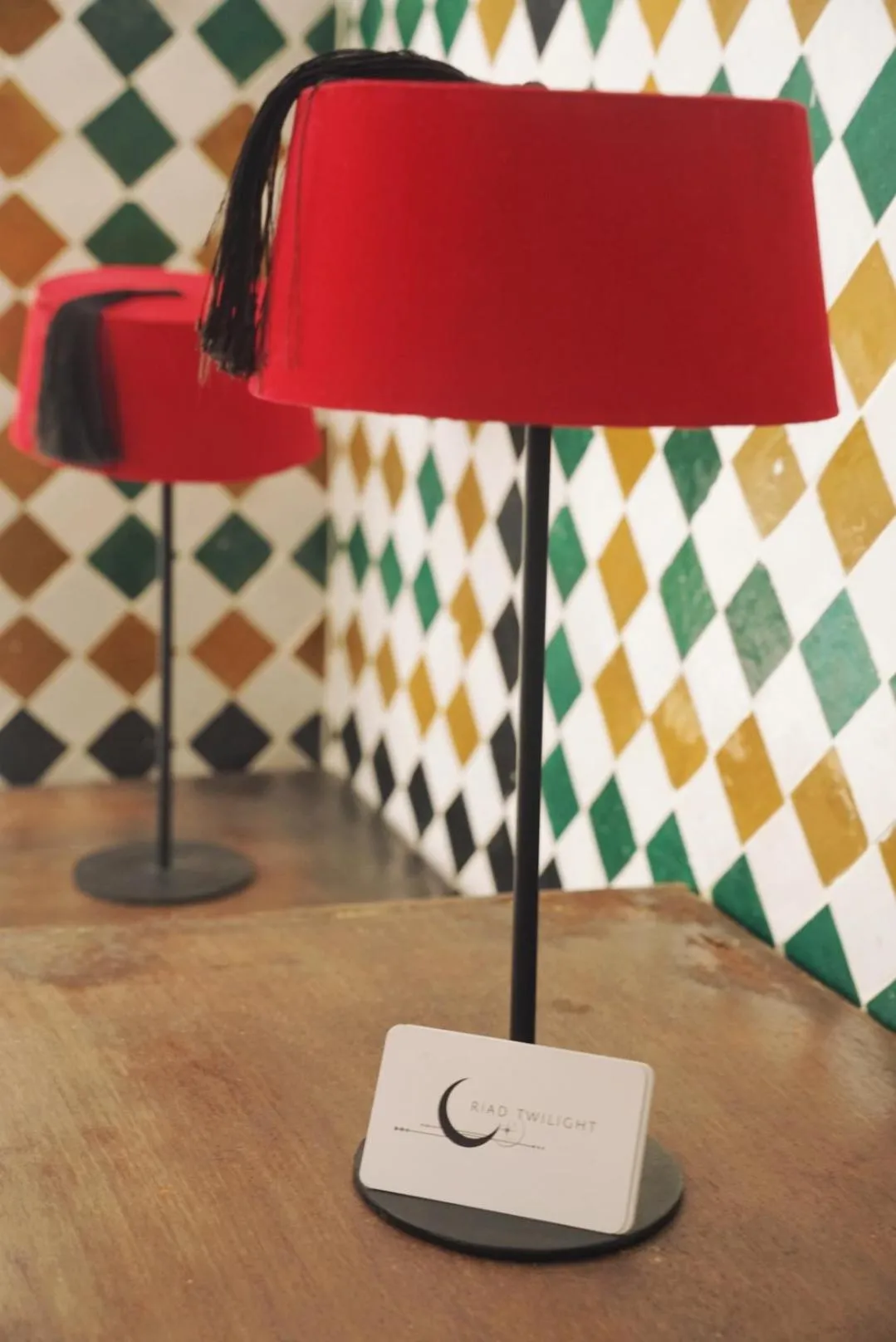 Decorative detail in Riad Twilight