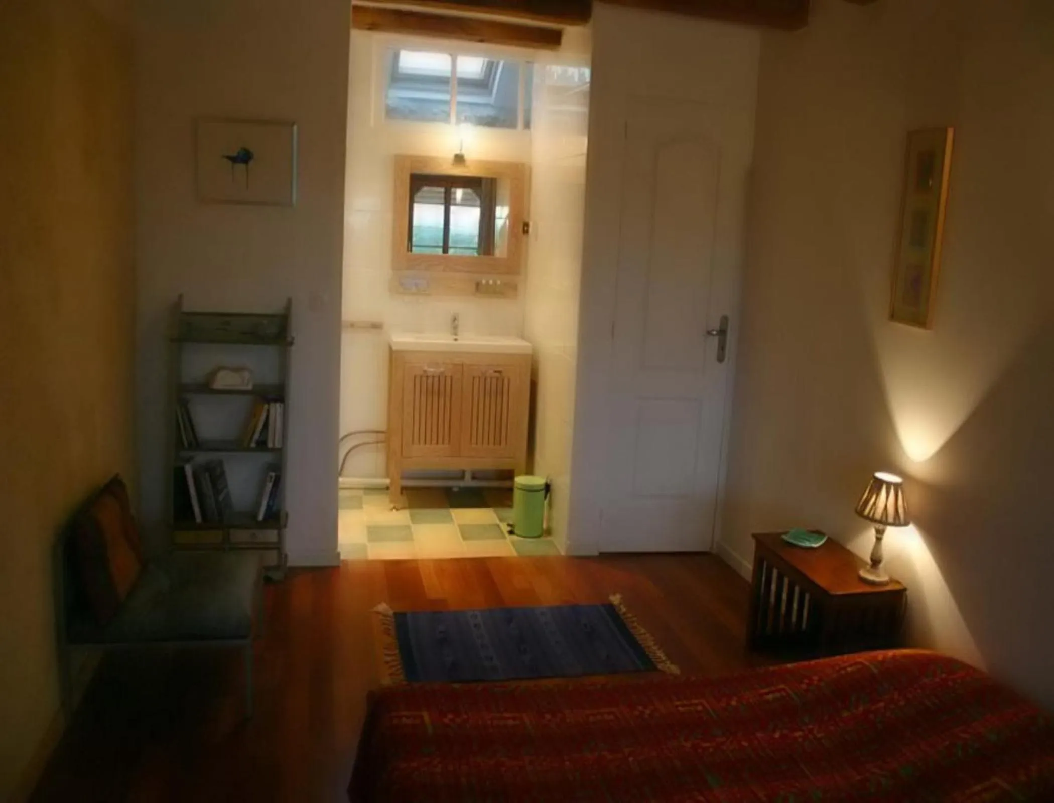 Decorative detail, Bed in La Grange aux Loirs B&B