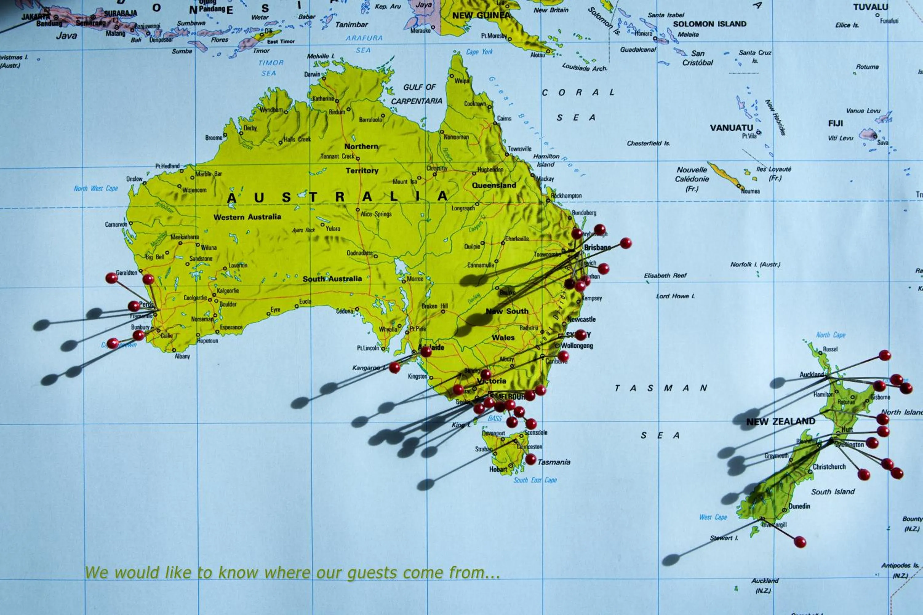 Guests in B&B Ter Vesten