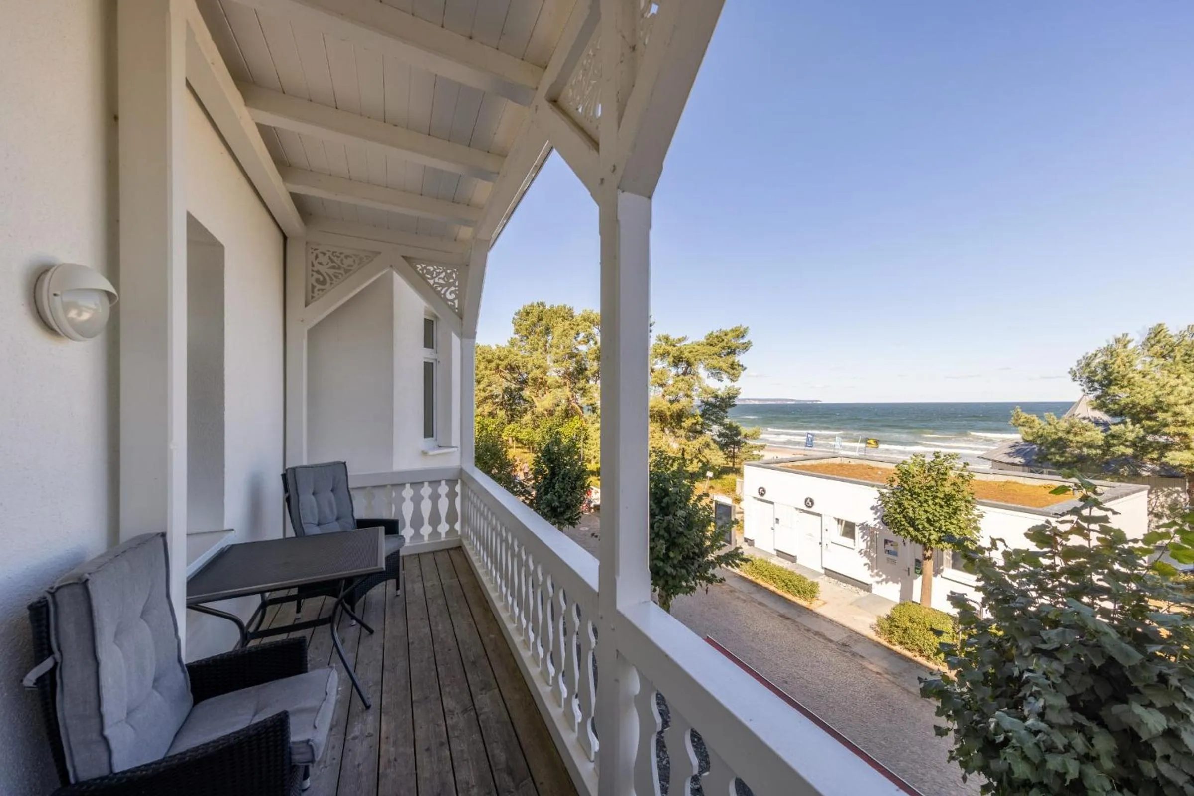 Balcony/Terrace in Strandhotel zur Promenade
