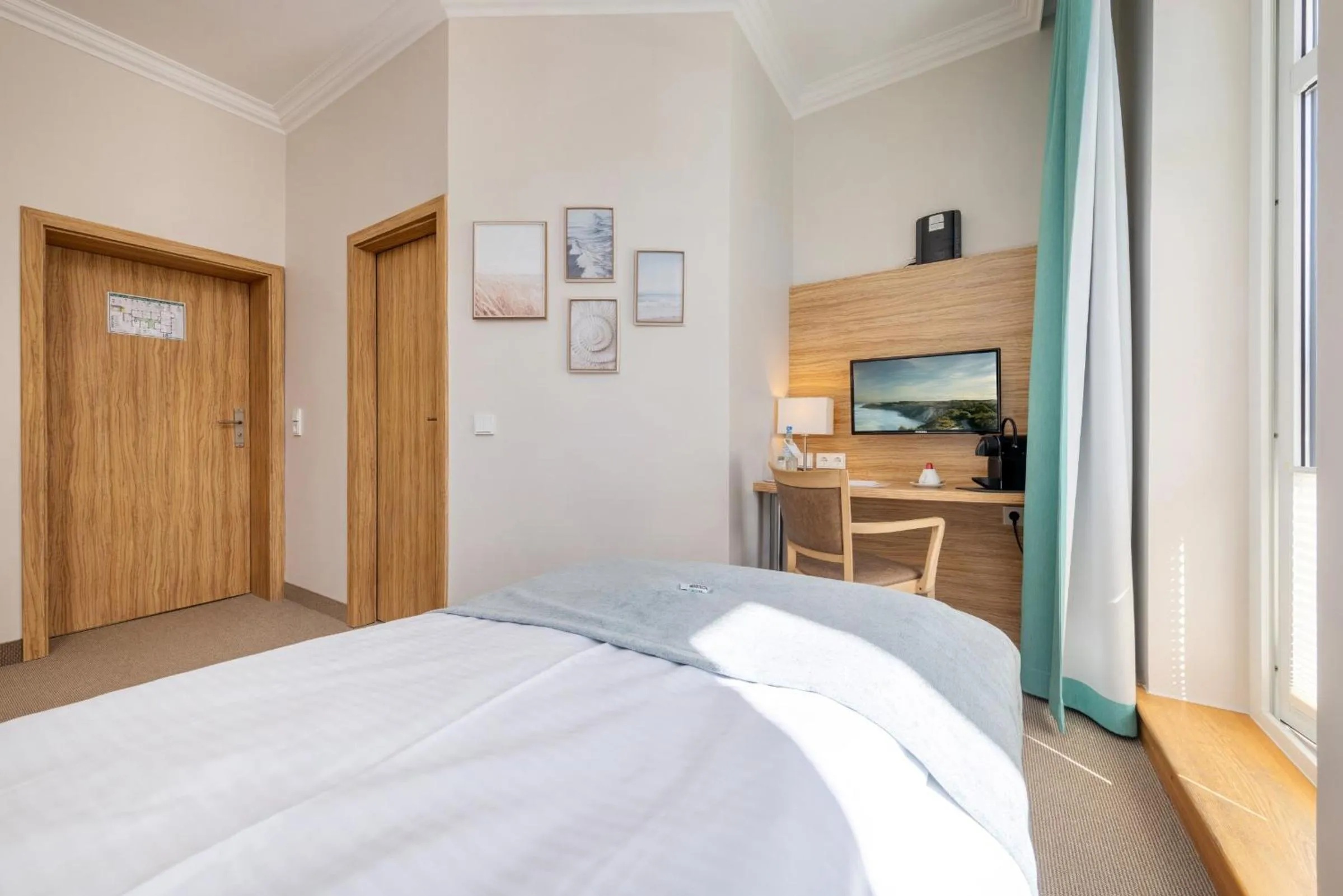 Bed in Strandhotel zur Promenade