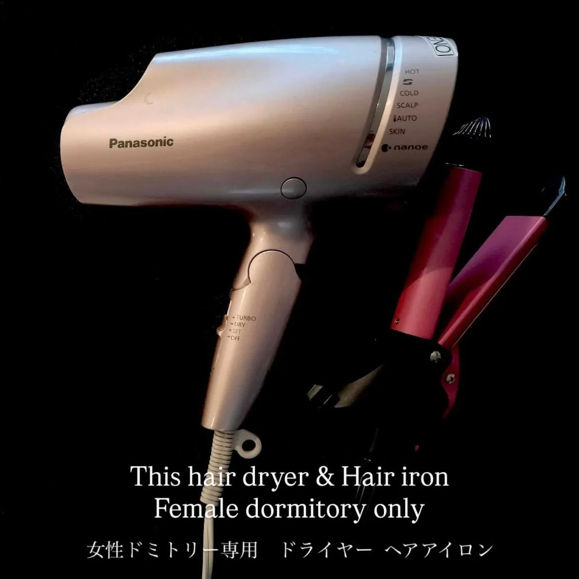hair dryier in Hotel Tomariya Ueno
