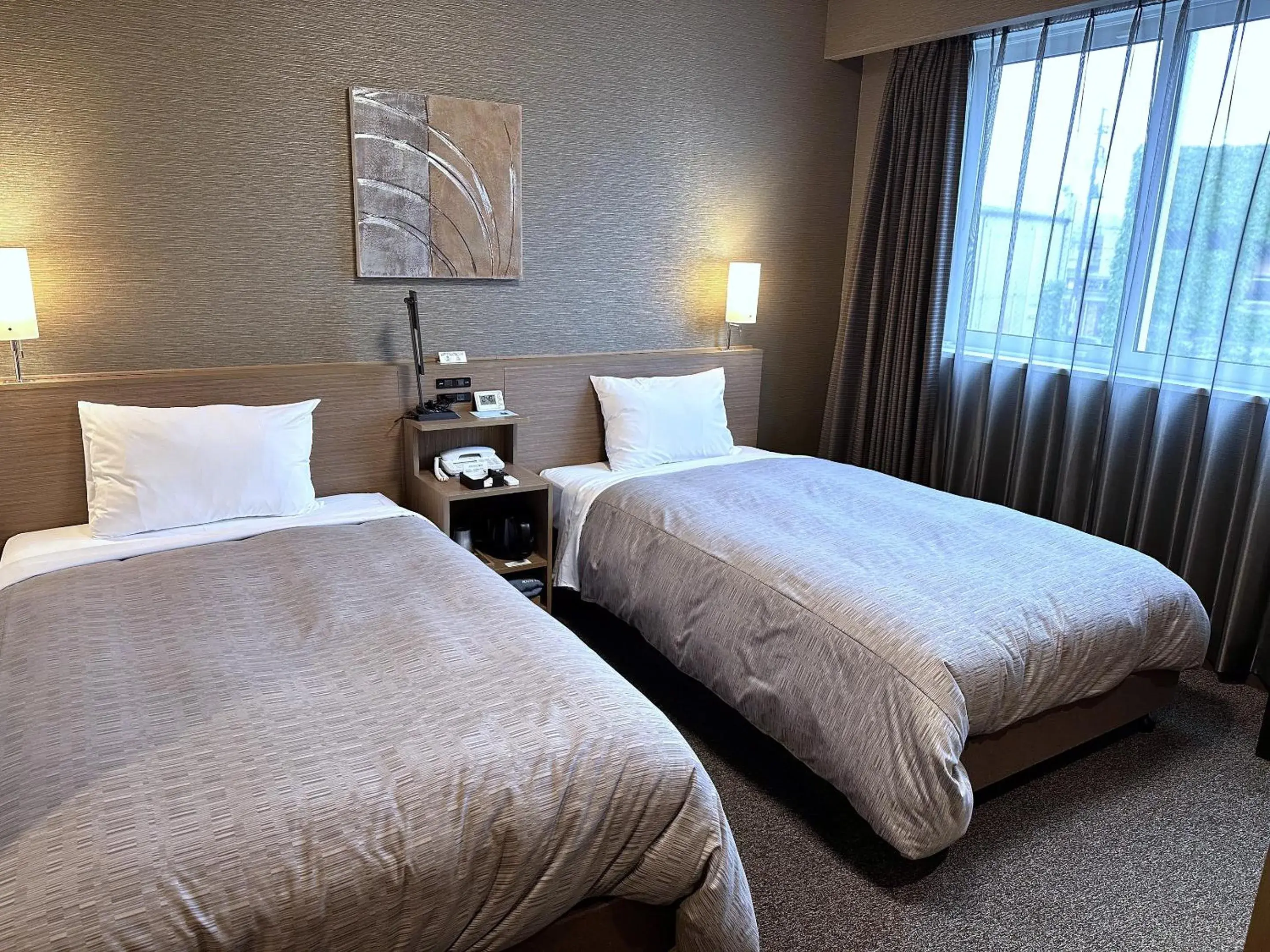 Twin Room - single occupancy - Smoking in Hotel Route-Inn Katori Sawara Ekimae Twin Room - single occupancy - Smoking in Hotel Route-Inn Katori Sawara Ekimae