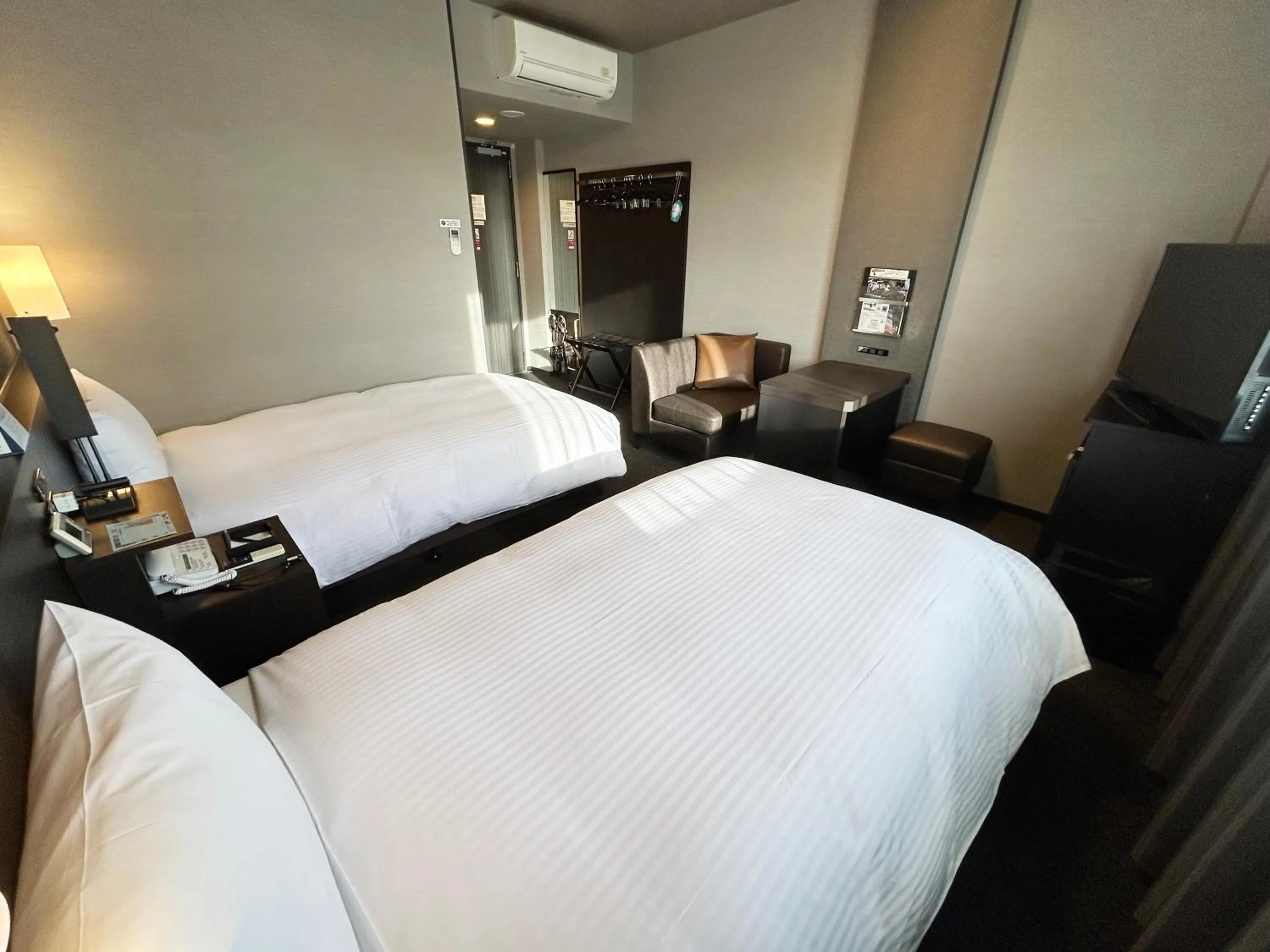 Photo of the whole room, Bed in Hotel Route-Inn Katori Sawara Ekimae