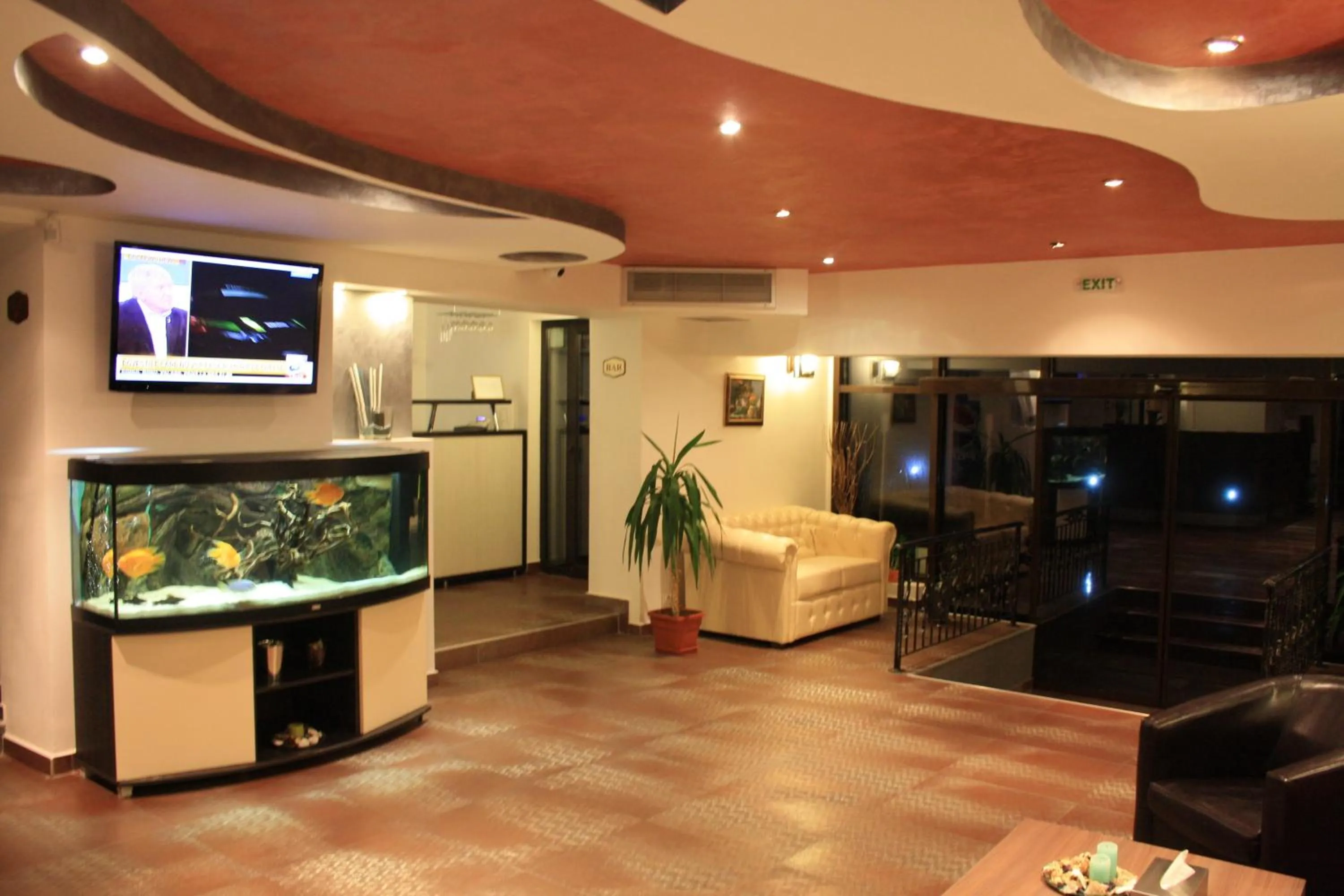 Lobby or reception in Hotel Solymar