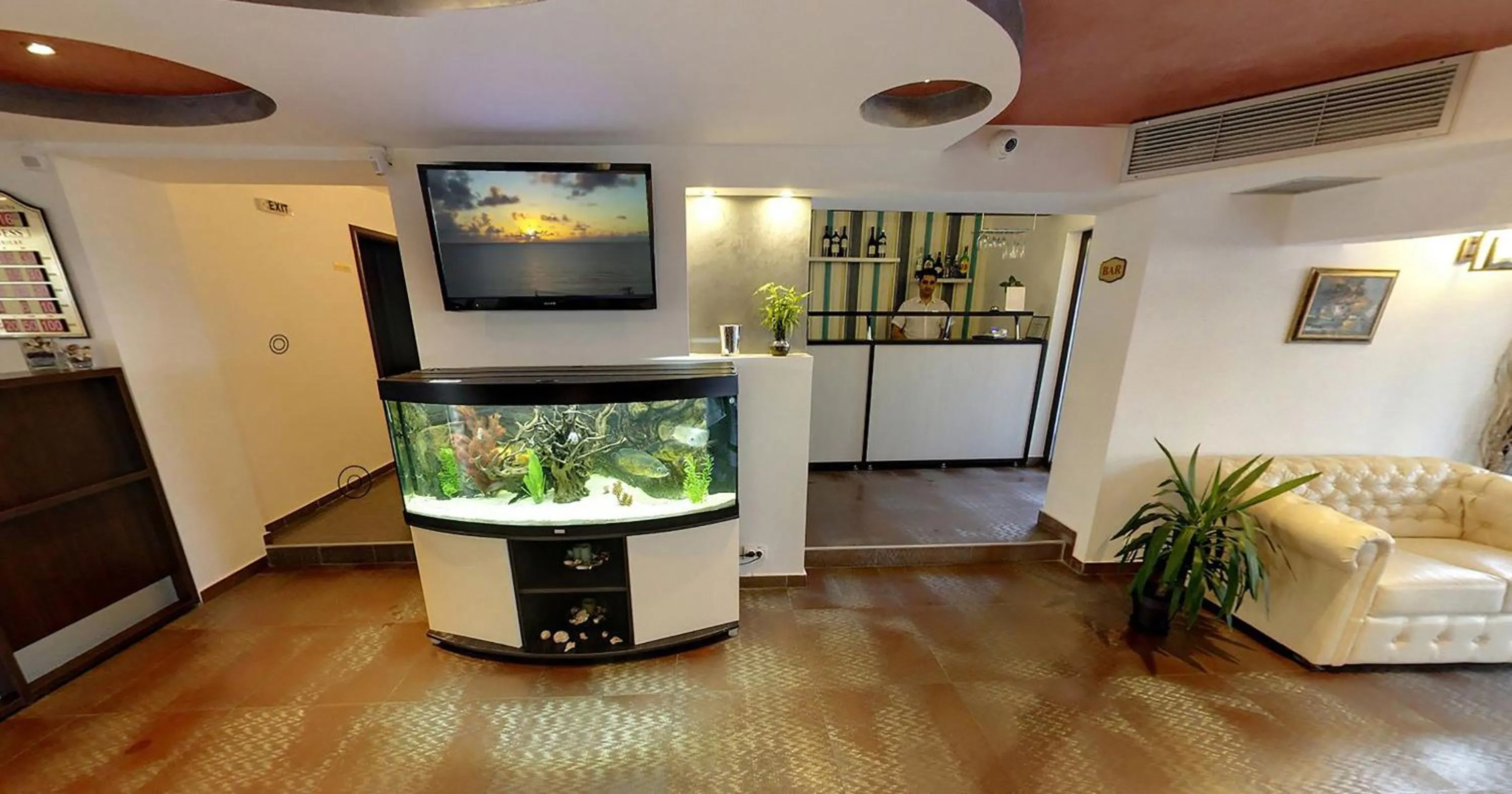 Lobby or reception in Hotel Solymar