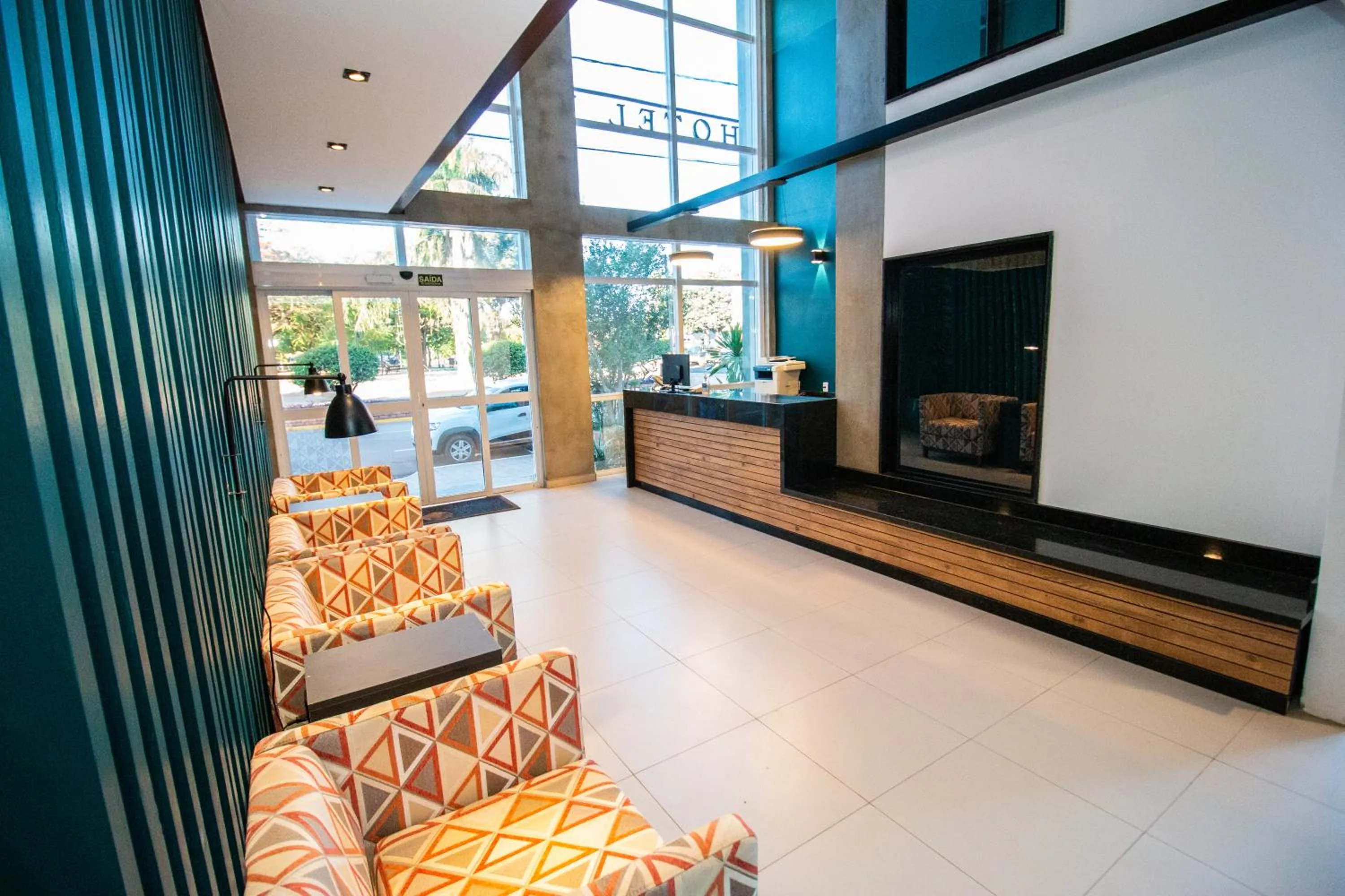 Lobby or reception in Hotel da Praça