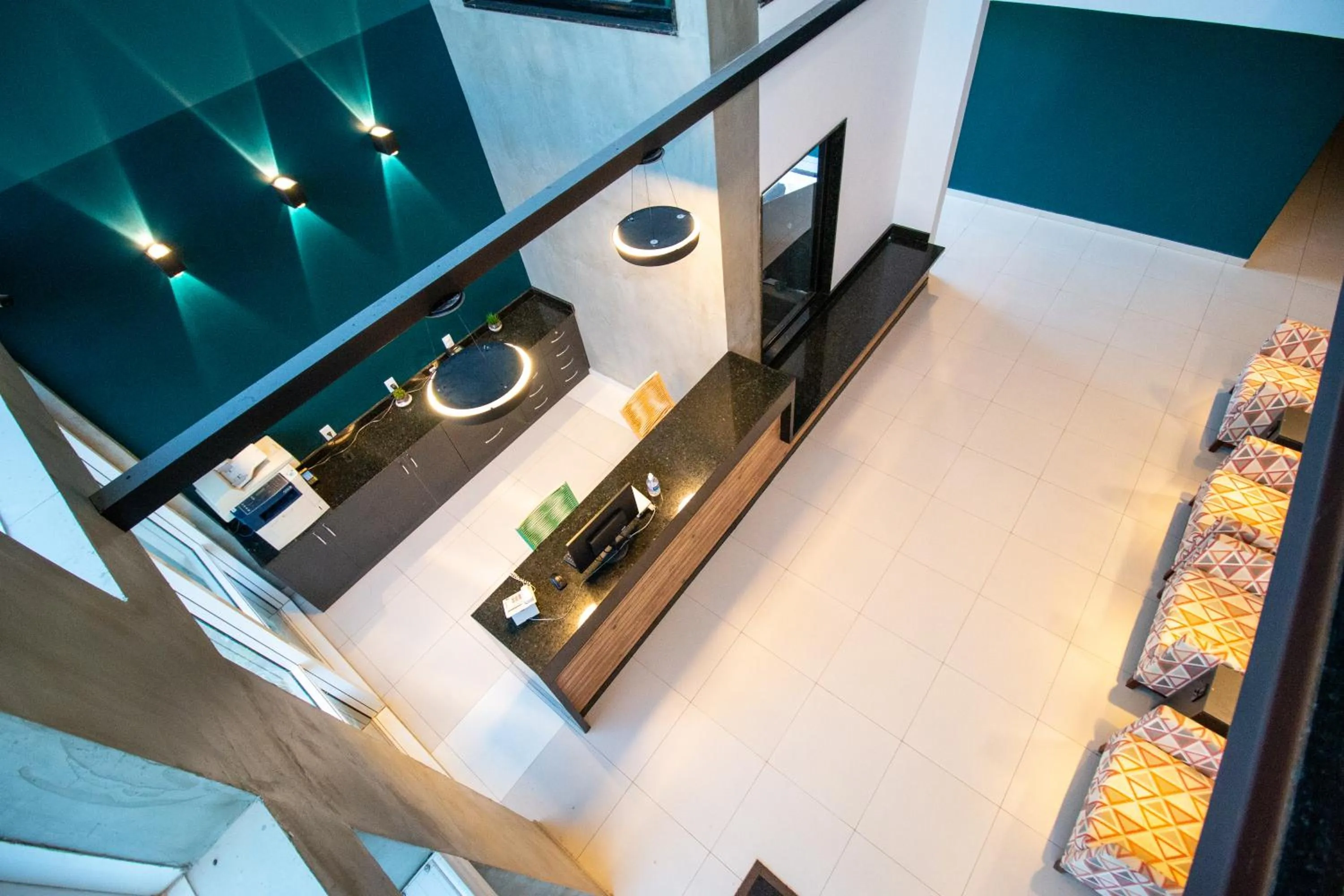 Lobby or reception in Hotel da Praça