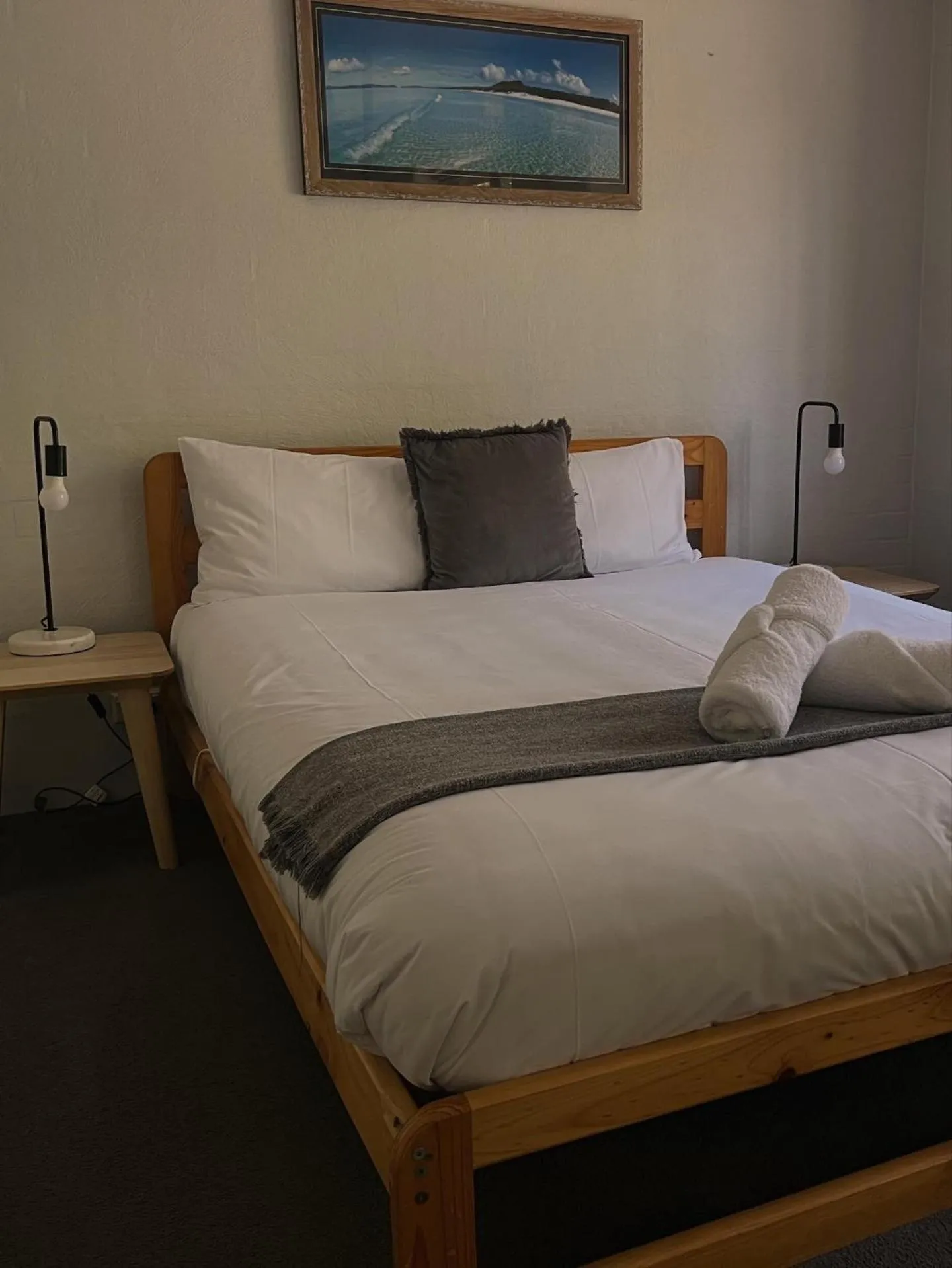 Bed in Kianinny Bush Cottages