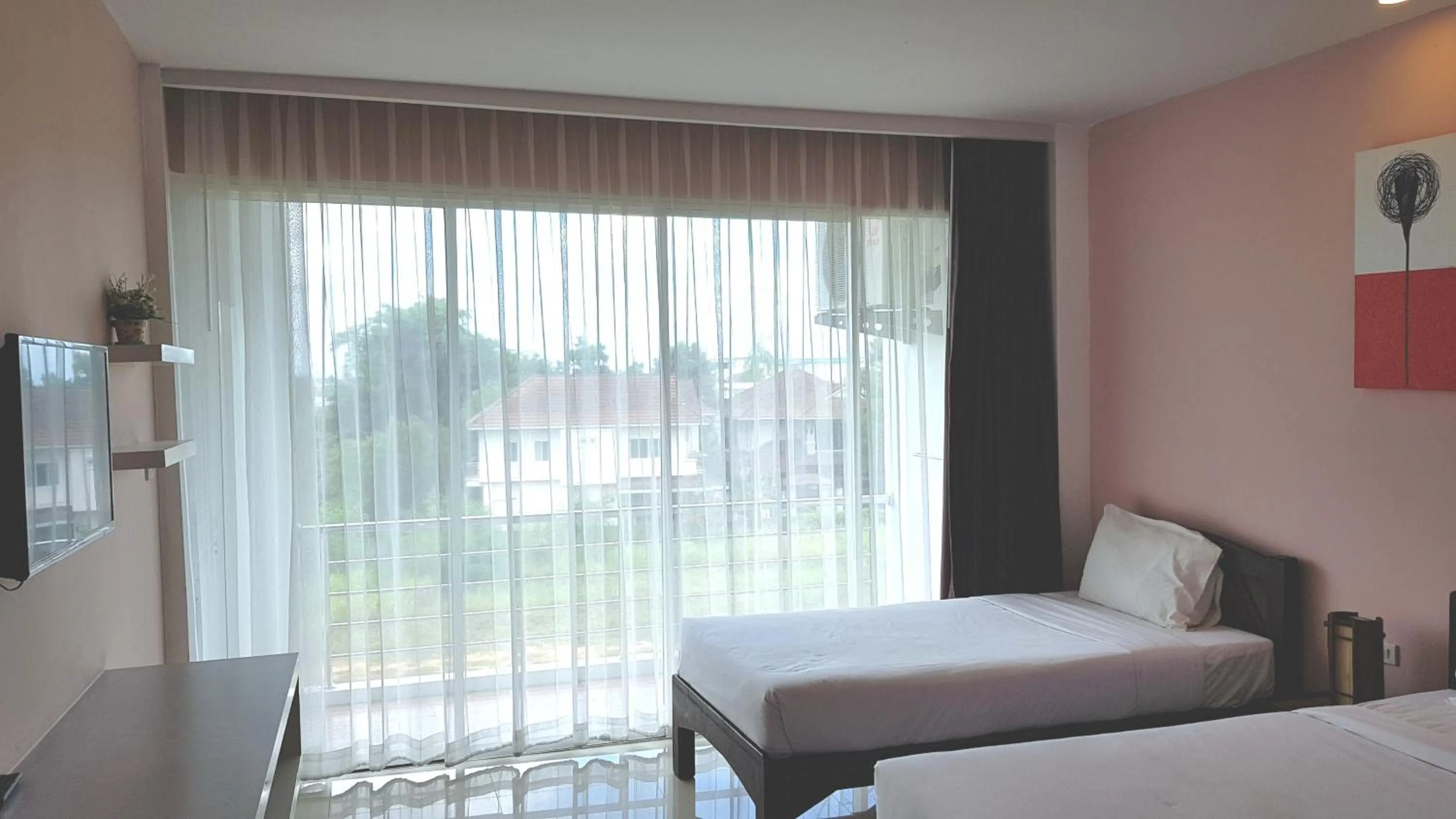 Patio, Bed in Like Residence